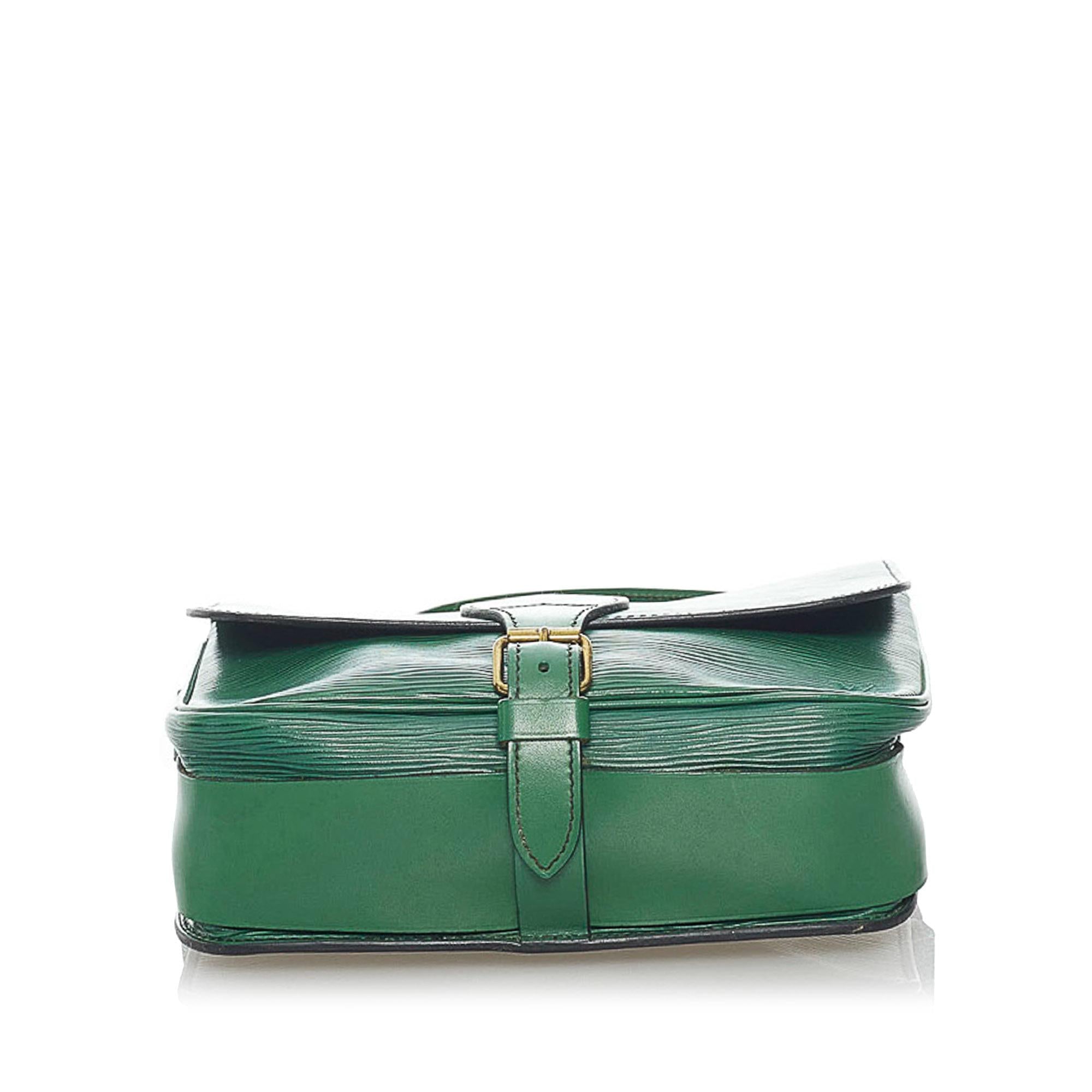 Louis Vuitton Epi Cartouchiere MM (SHG-34784)