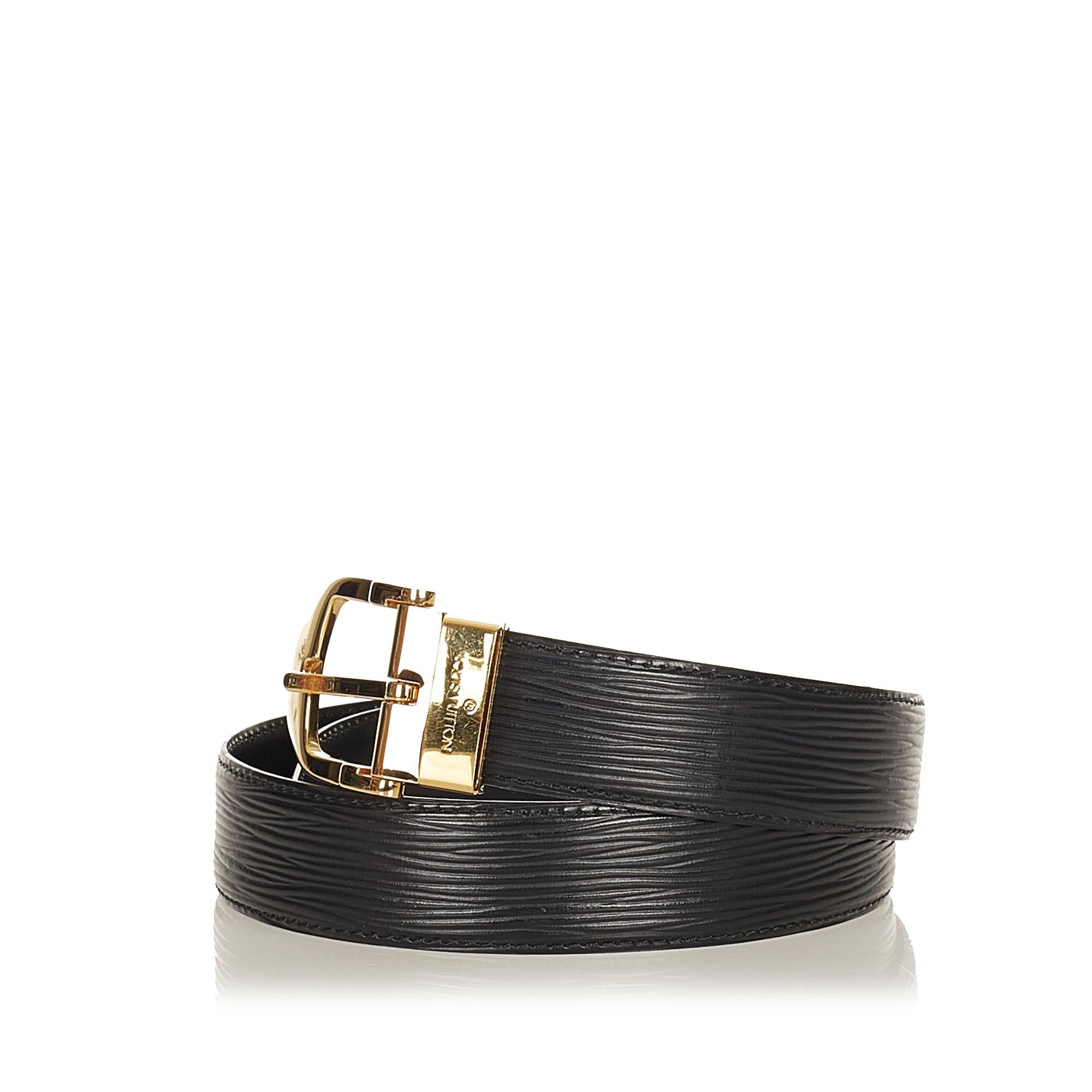 Louis Vuitton Epi Ceinture Belt - 33 / 85 (SHG-27041)