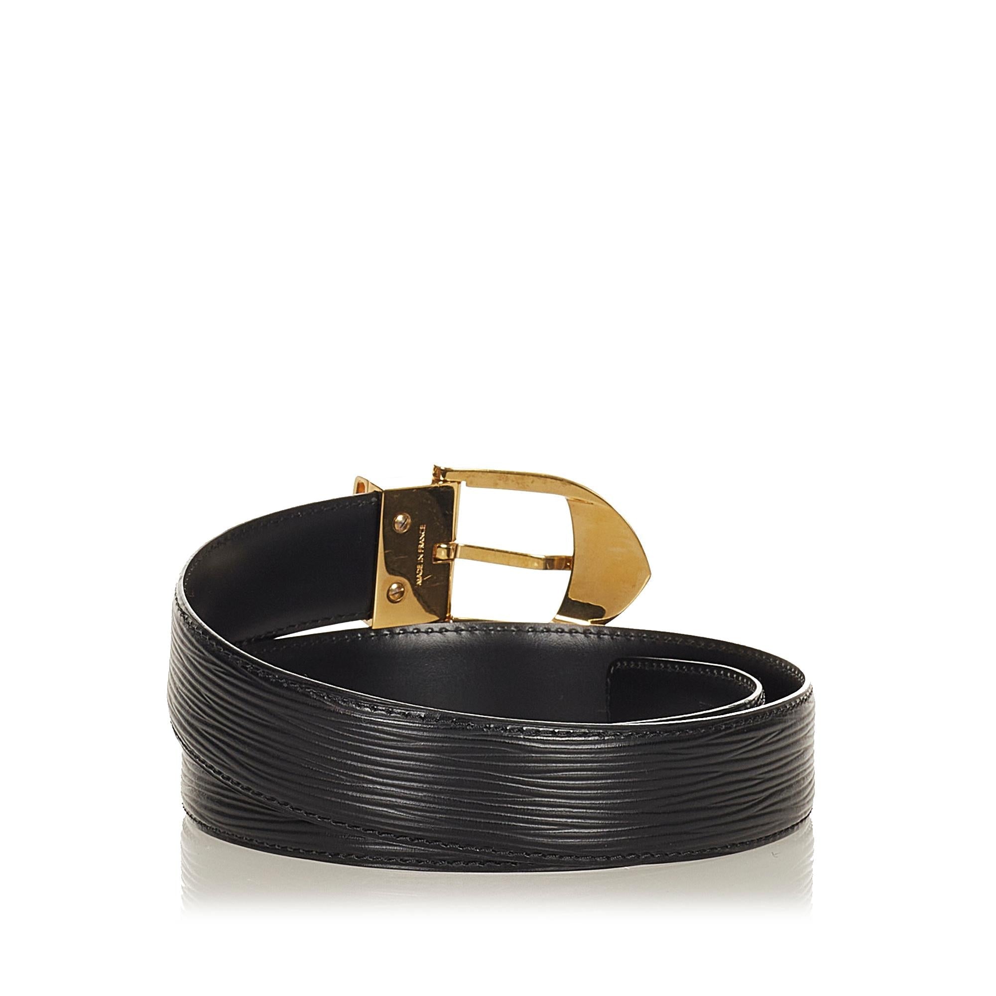Louis Vuitton Epi Ceinture Belt - 33 / 85 (SHG-27041)