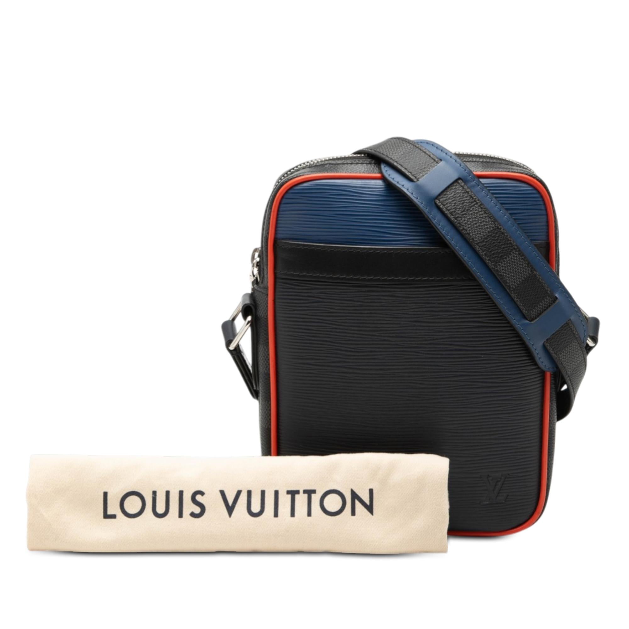 Louis Vuitton Epi Damier Graphite Danube Slim