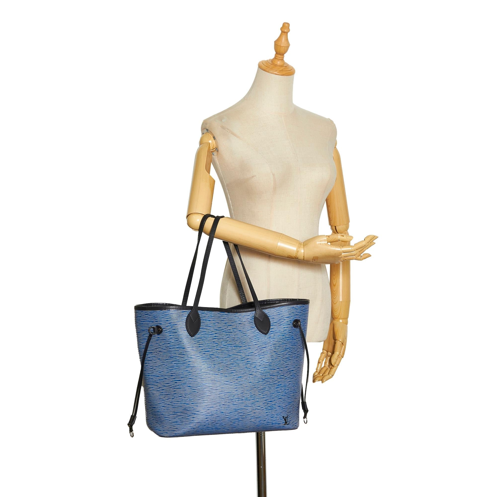 Louis Vuitton Epi Denim Neverfull MM (SHG-7aXtDi)