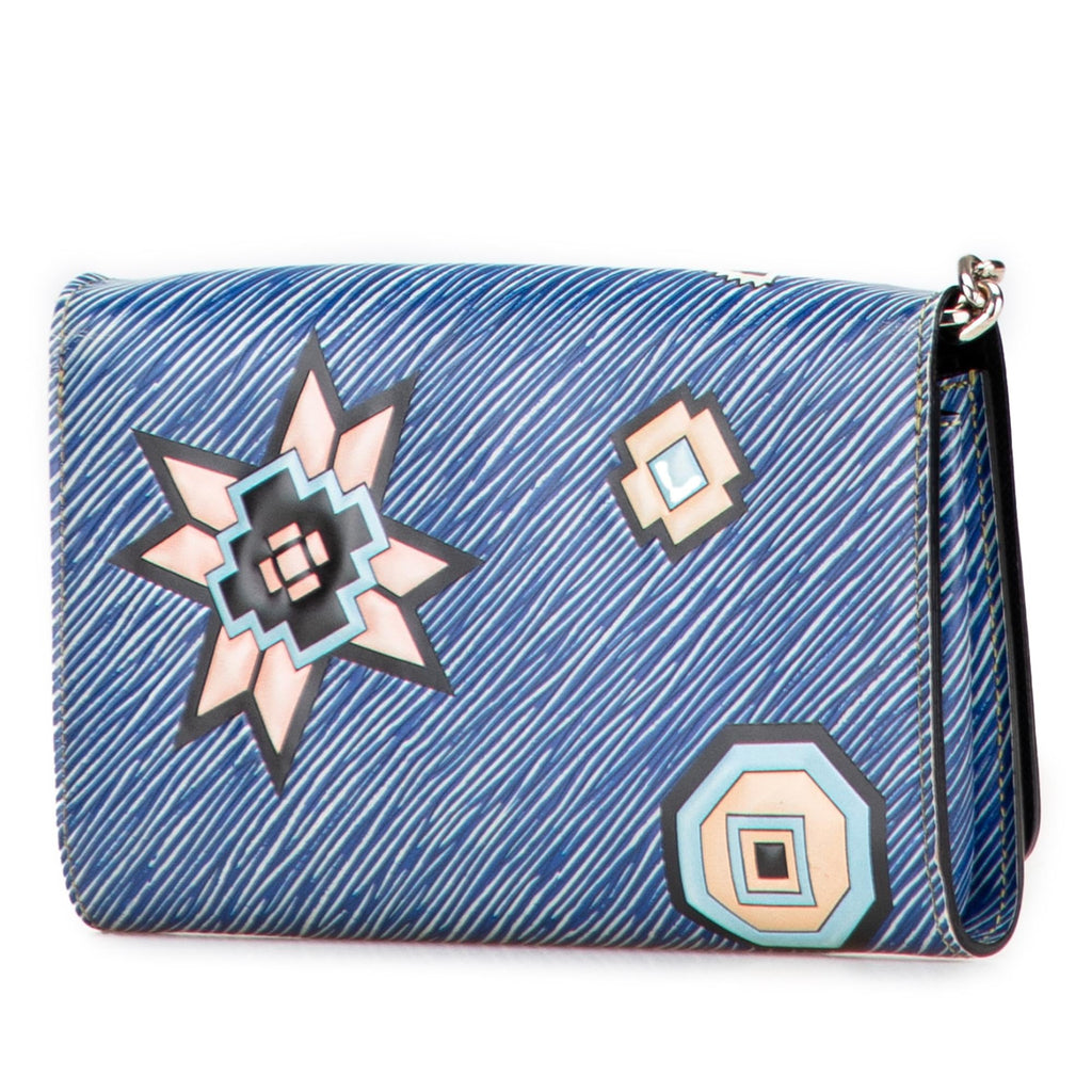 Louis Vuitton Epi Denim Twist Azteque Wallet on Chain