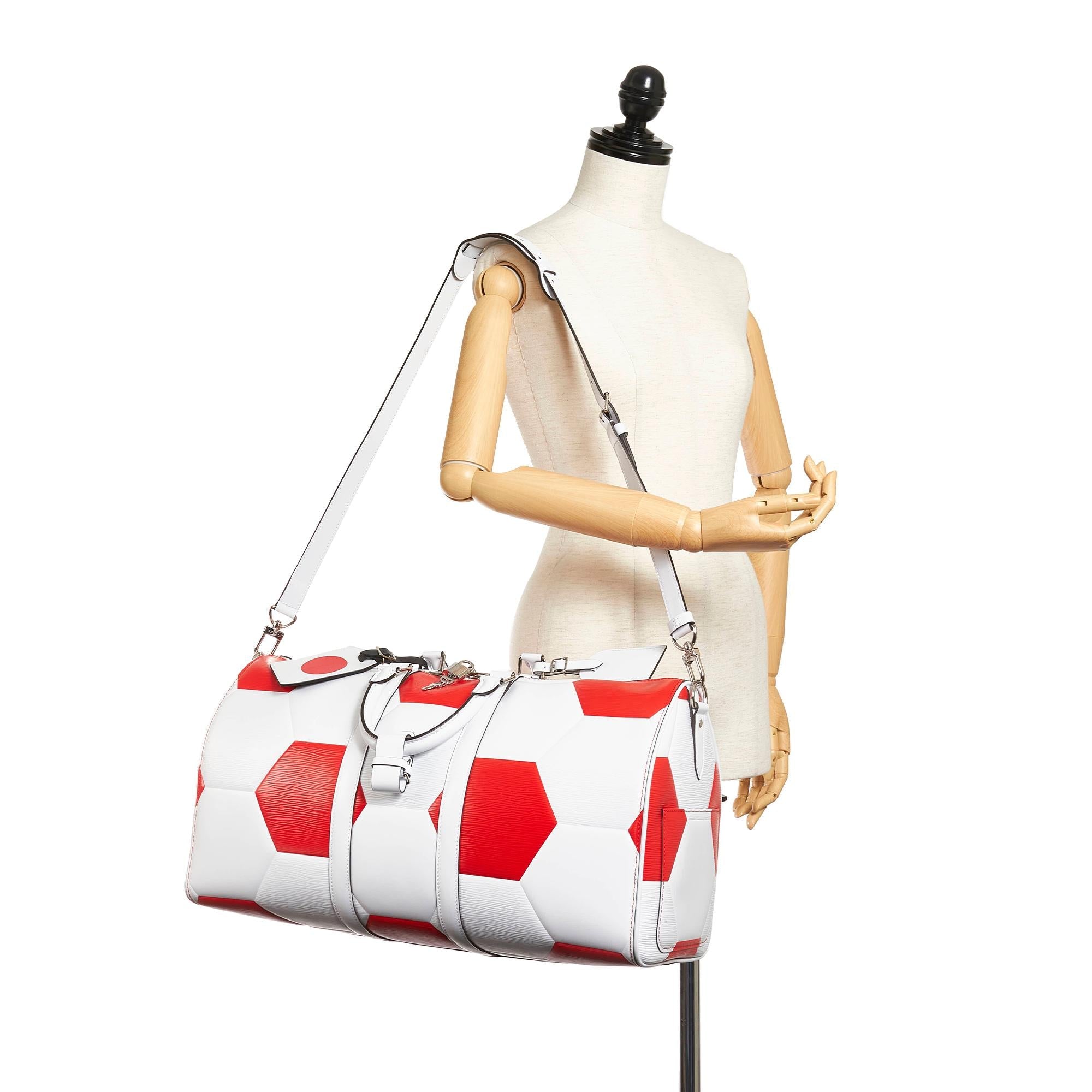 Louis Vuitton Epi FIFA World Cup Keepall Bandouliere 50 (SHG-31447)