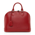 Louis Vuitton Epi Leather Alma PM Satchel (SHF-18700)