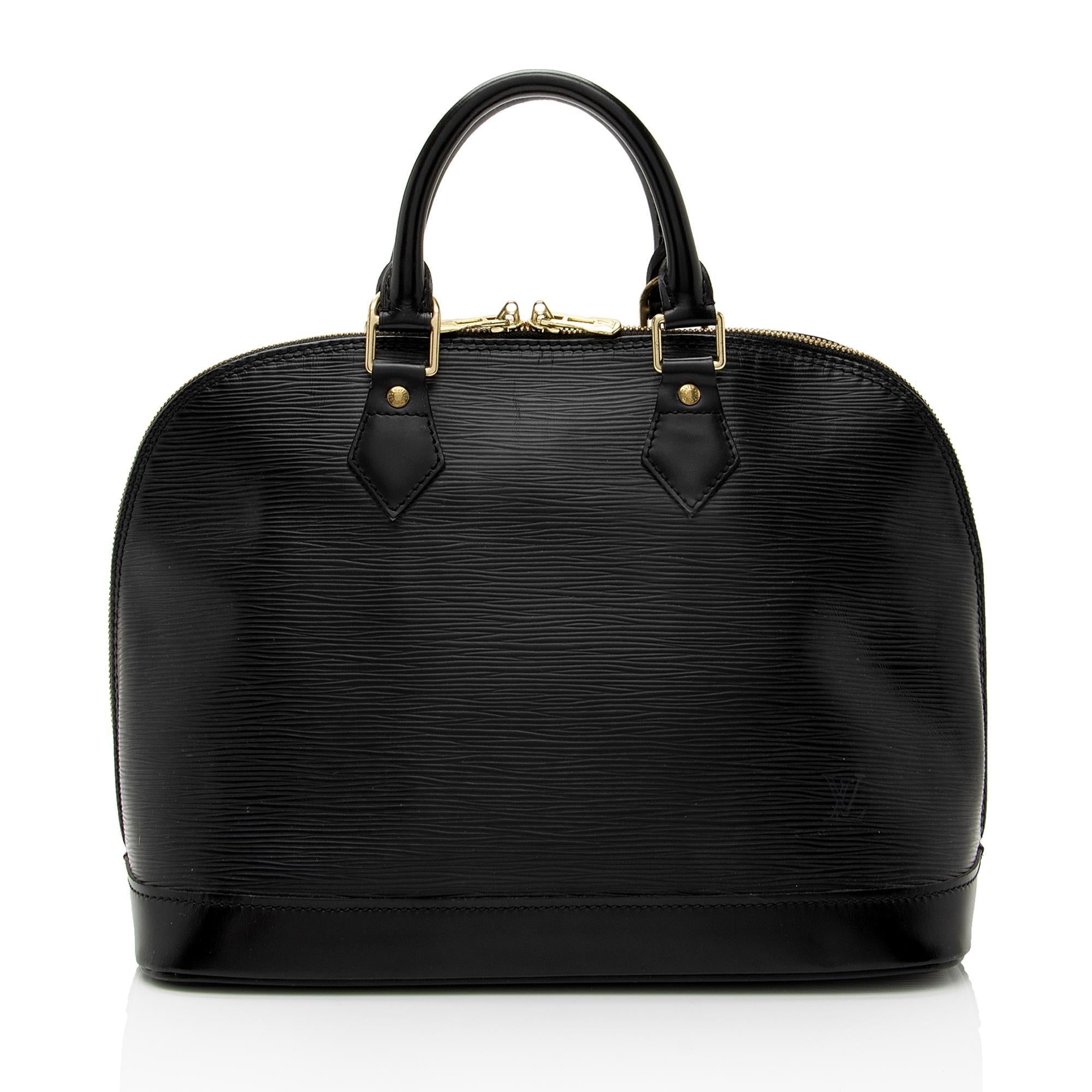 Louis Vuitton Epi Leather Alma PM Satchel (SHF-ZbcQp6)