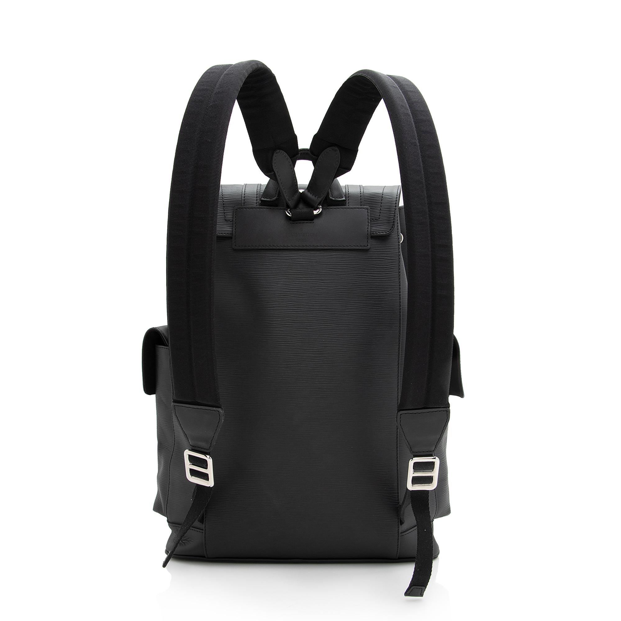 Louis Vuitton Epi Leather Christopher PM Backpack (SHF-22670)