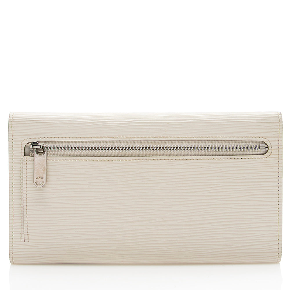 Louis Vuitton Epi Leather Eugenie Wallet (SHF-18906)