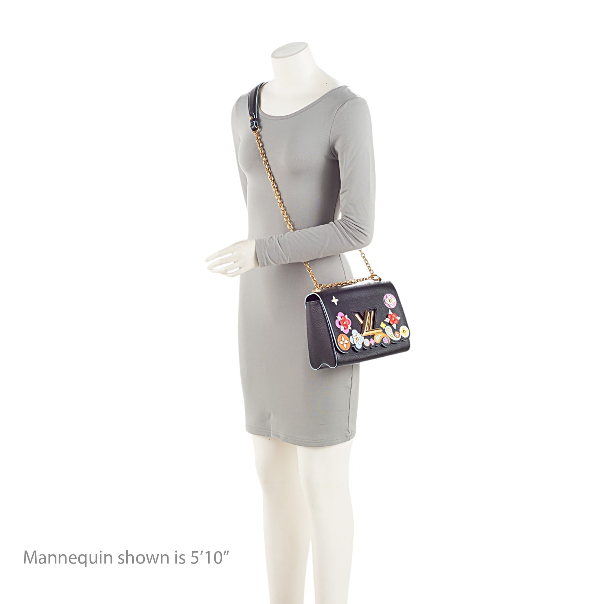 Louis Vuitton Epi Leather Flower Twist MM Shoulder Bag (SHF-HSiiiW)