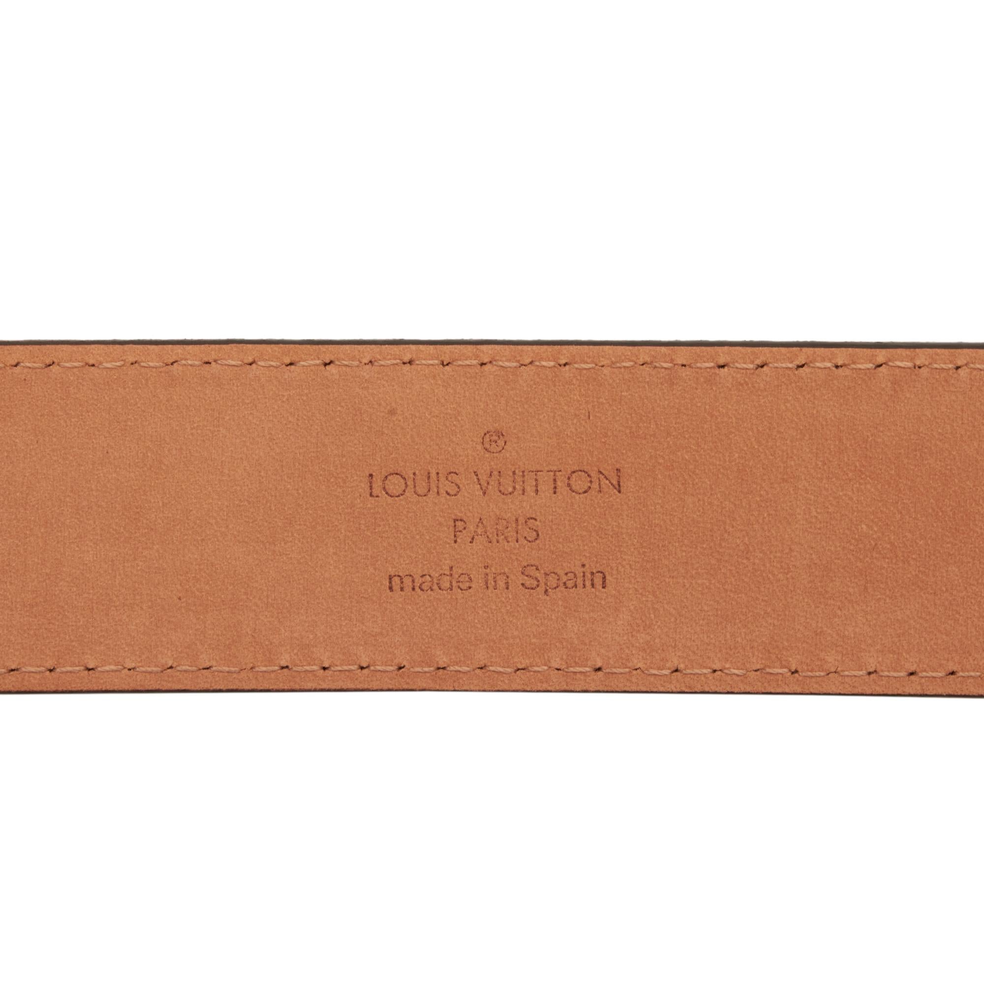 Louis Vuitton Epi Leather Initiales Belt - 35 / 90 (SHG-34108)