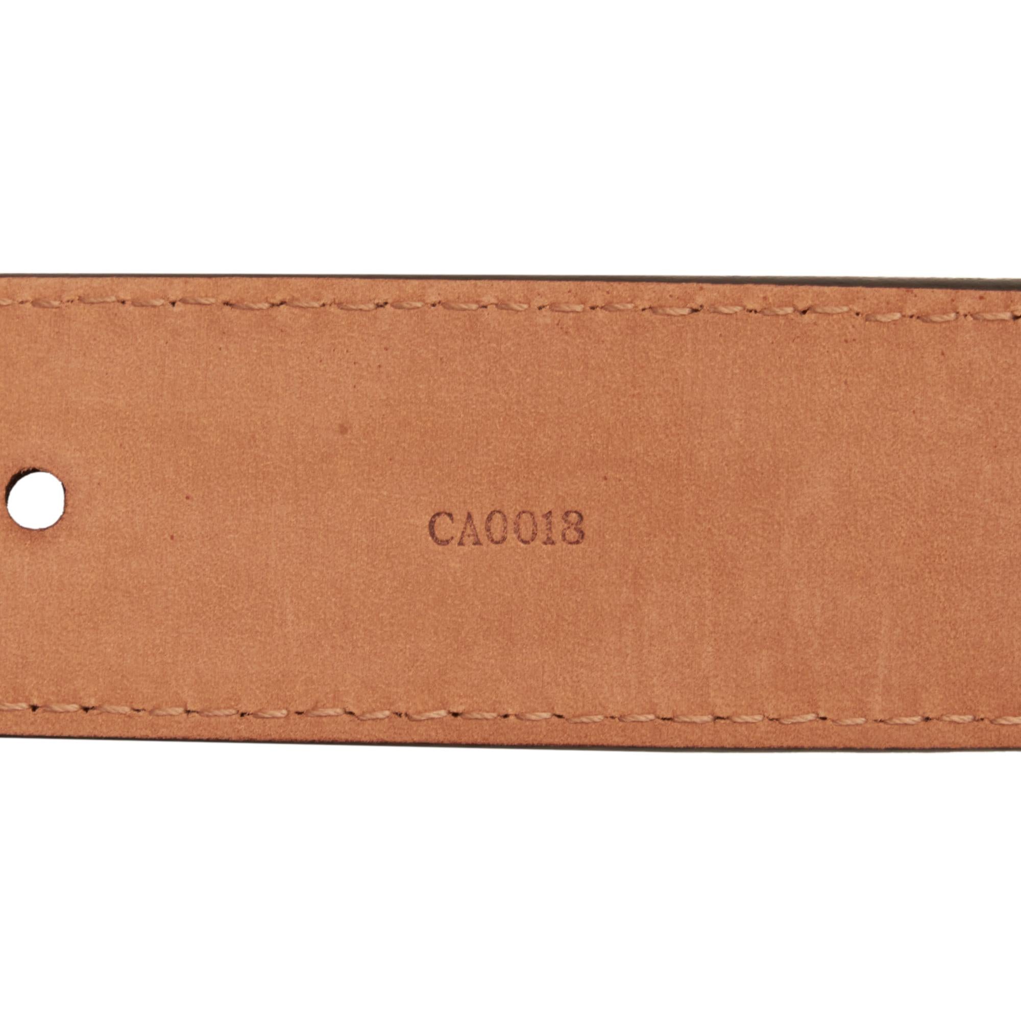 Louis Vuitton Epi Leather Initiales Belt - 35 / 90 (SHG-34108)