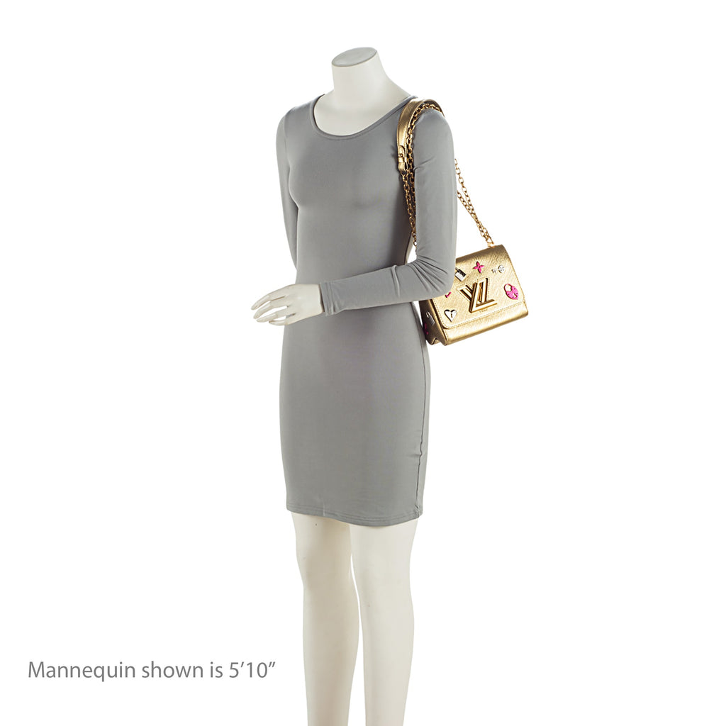 Louis Vuitton Epi Leather Love Lock Twist MM Shoulder Bag (SHF-ouz3vc)