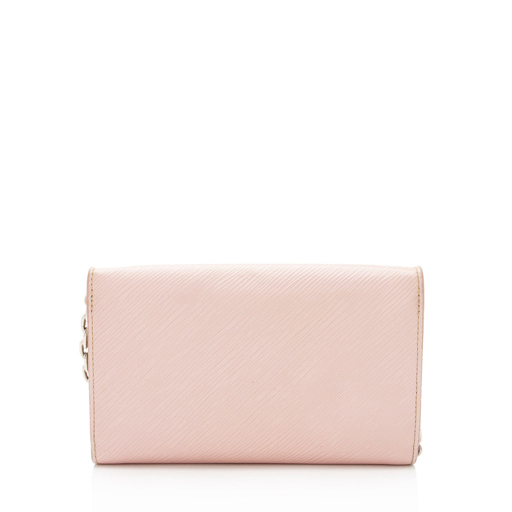Louis Vuitton Epi Leather Mechanical Flowers Twist Chain Wallet (SHF-6UVkMs)