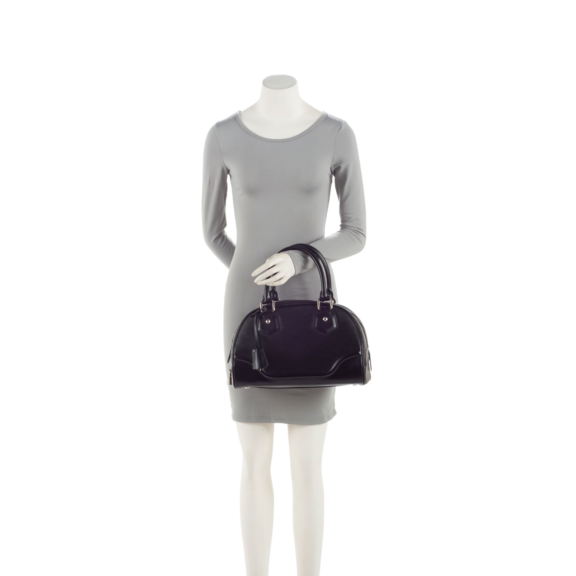 Louis Vuitton Epi Leather Montaigne Bowling PM Satchel (SHF-AU0hLG)