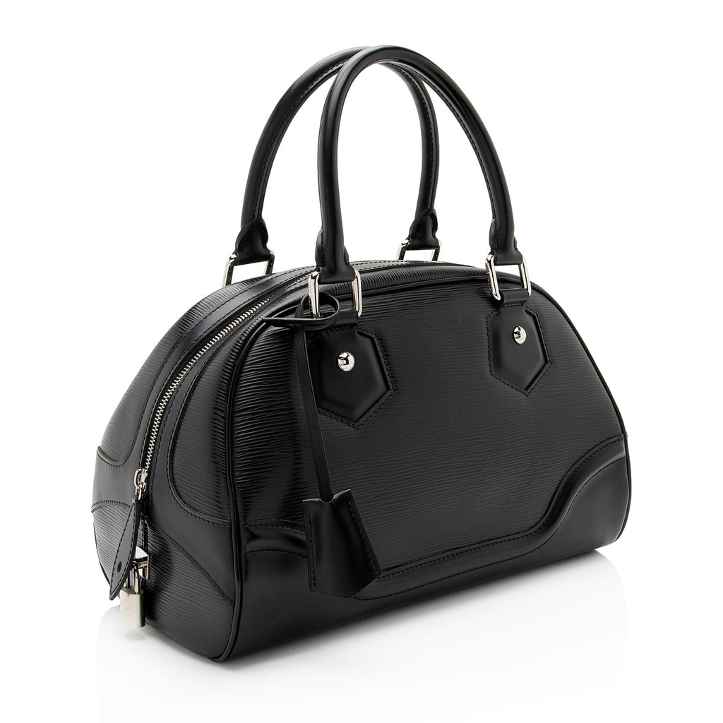 Louis Vuitton Epi Leather Montaigne Bowling PM Satchel (SHF-AU0hLG)