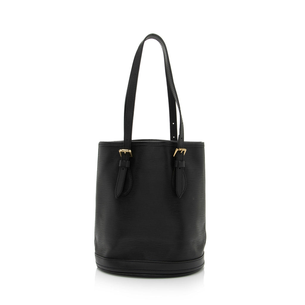Louis Vuitton Epi Leather Petit Bucket Tote (SHF-aRWoz2)