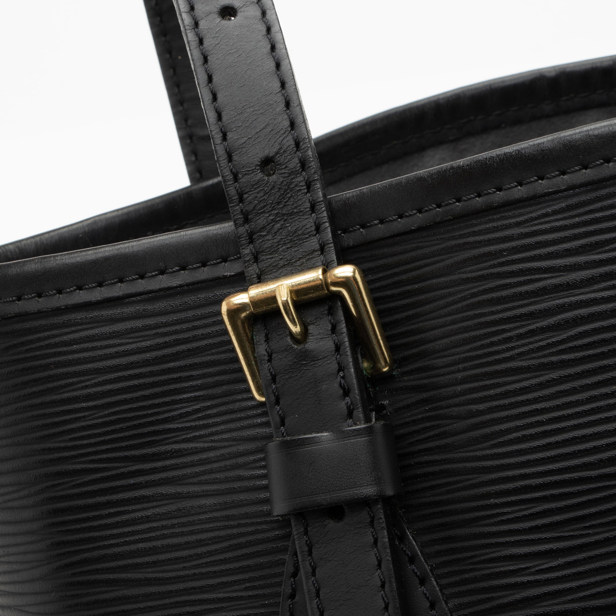 Louis Vuitton Epi Leather Petit Bucket Tote (SHF-aRWoz2)