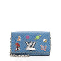 Louis Vuitton Epi Leather Pins Twist Chain Wallet (SHF-qOMi06)