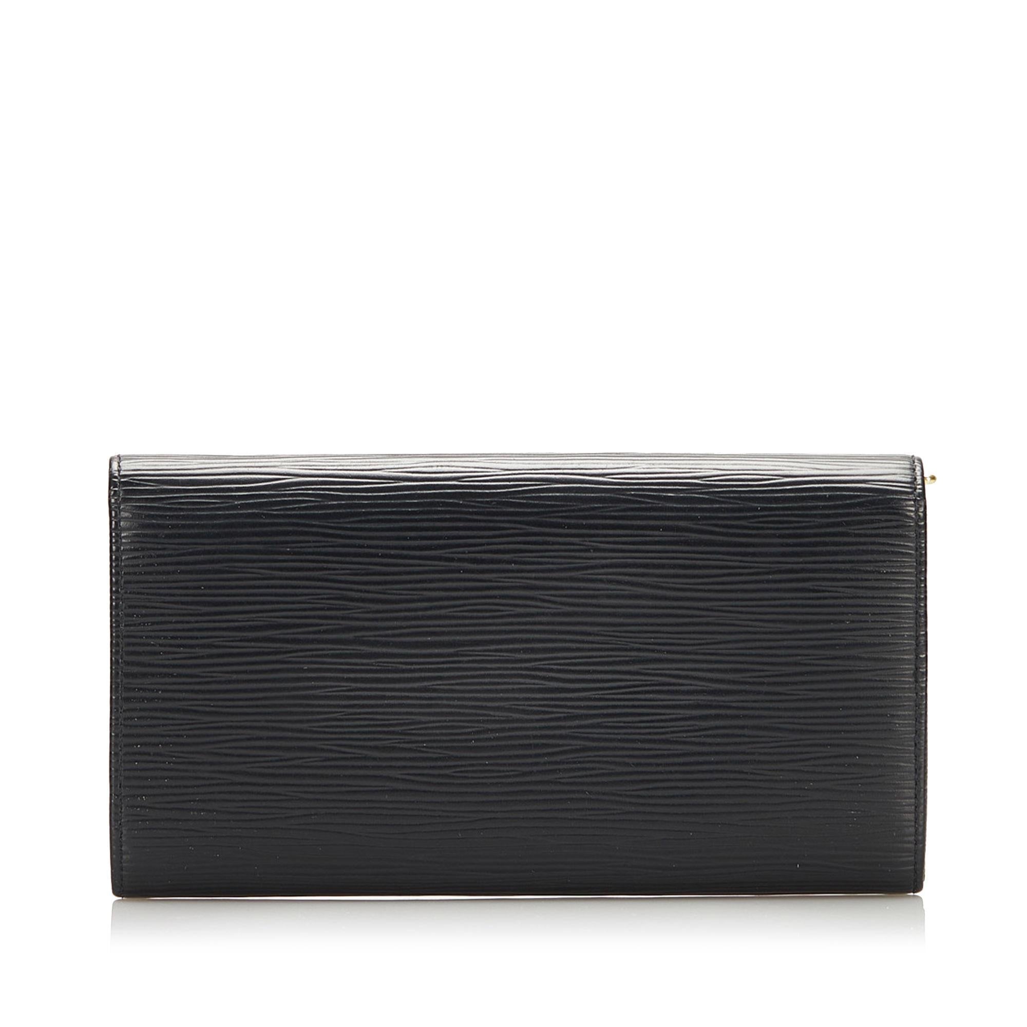 Louis Vuitton Epi Leather Porte-Monnaie Tresor Wallet (SHG-35182)