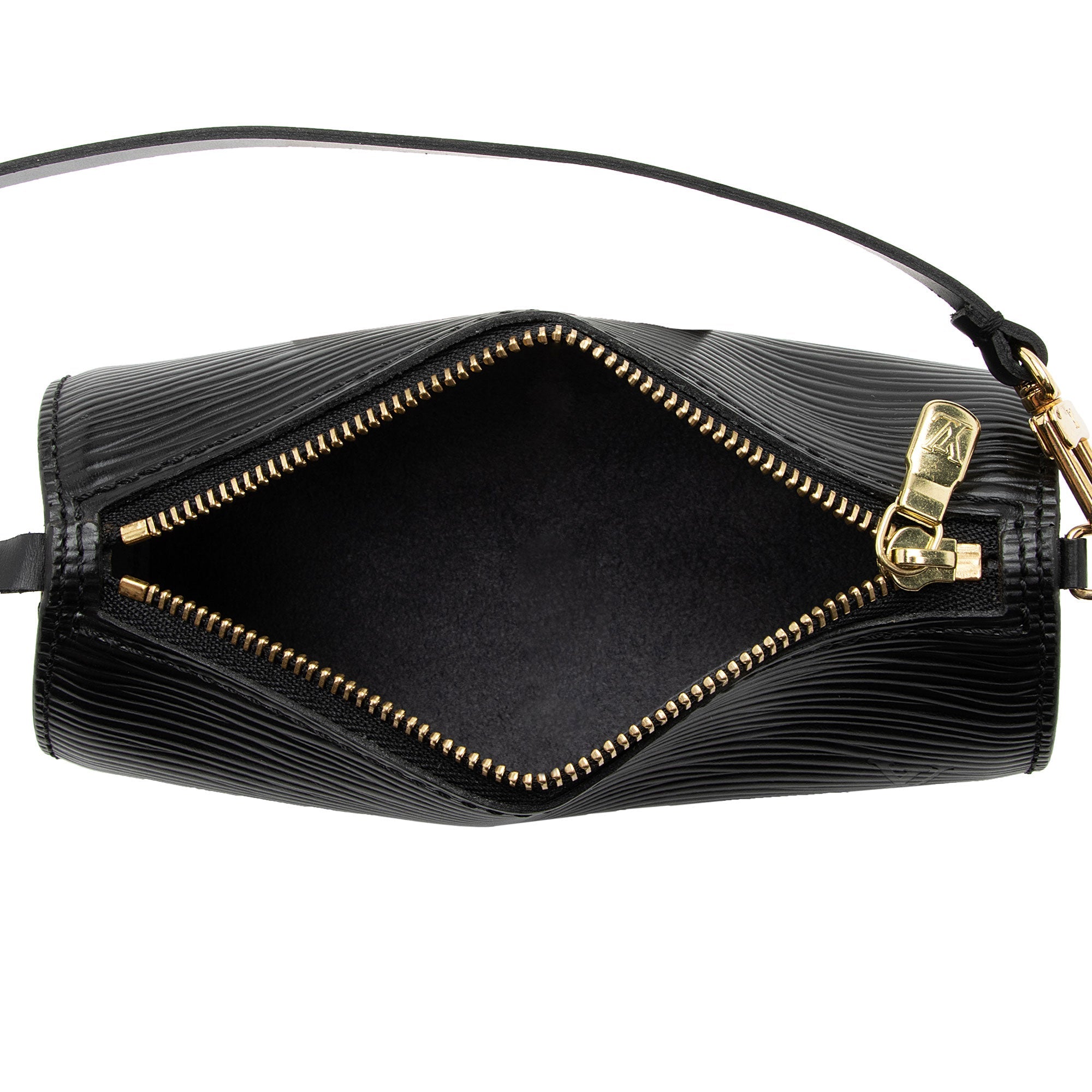 Louis Vuitton Epi Leather Round Pochette (SHF-9AGMrJ)
