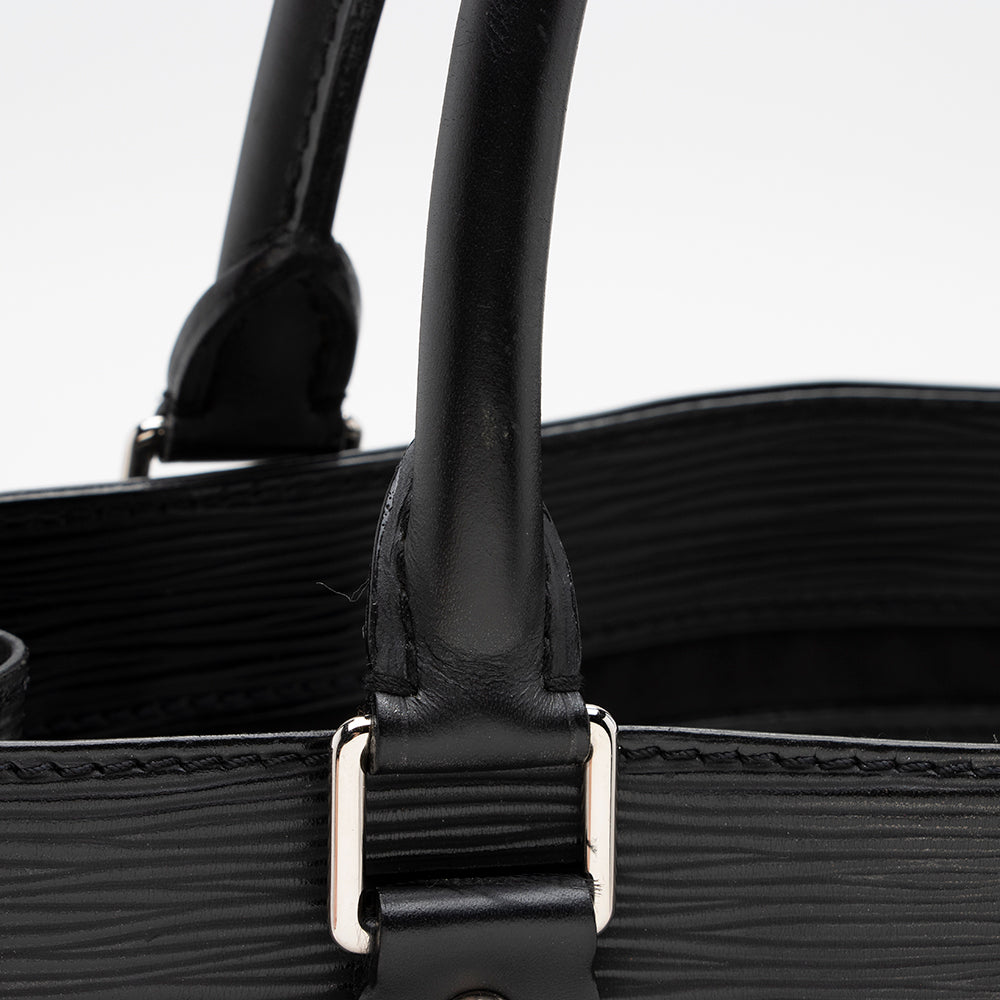 Louis Vuitton Epi Leather Sac Plat PM Tote (SHF-15593)