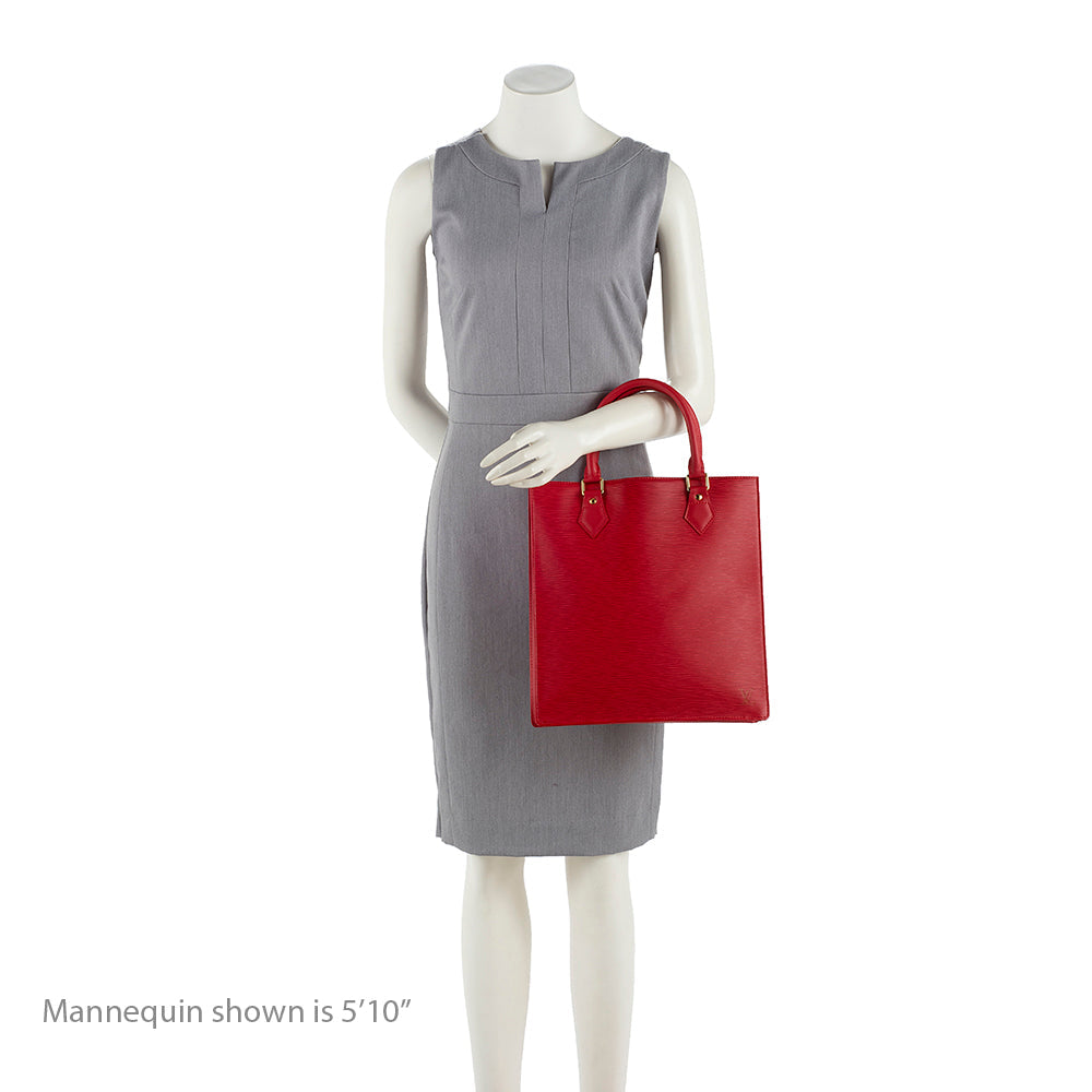 Louis Vuitton Epi Leather Sac Plat Tote (SHF-14224)