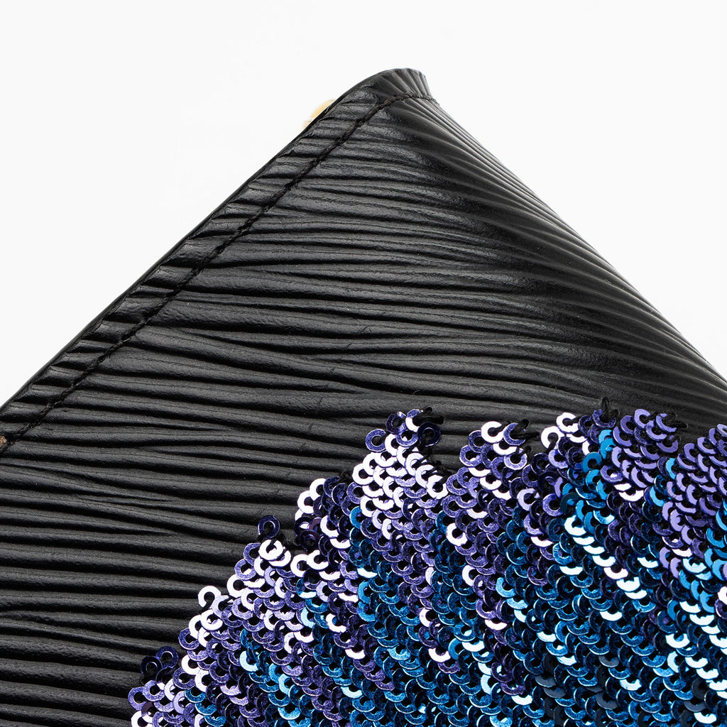 Louis Vuitton Epi Leather Sequin Hummingbird Twist Chain Wallet