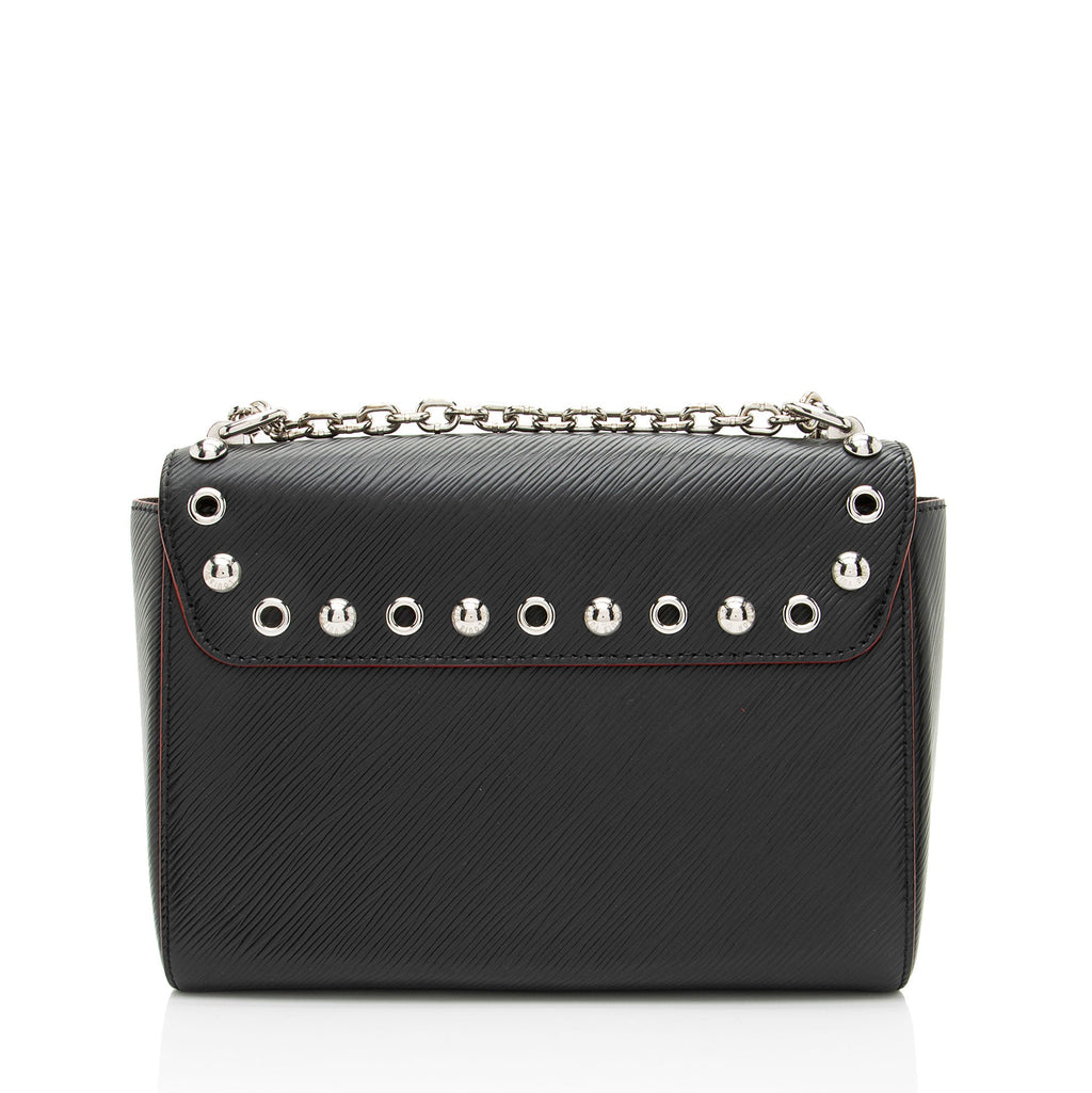 Louis Vuitton Epi Leather Studded Twist MM Shoulder Bag