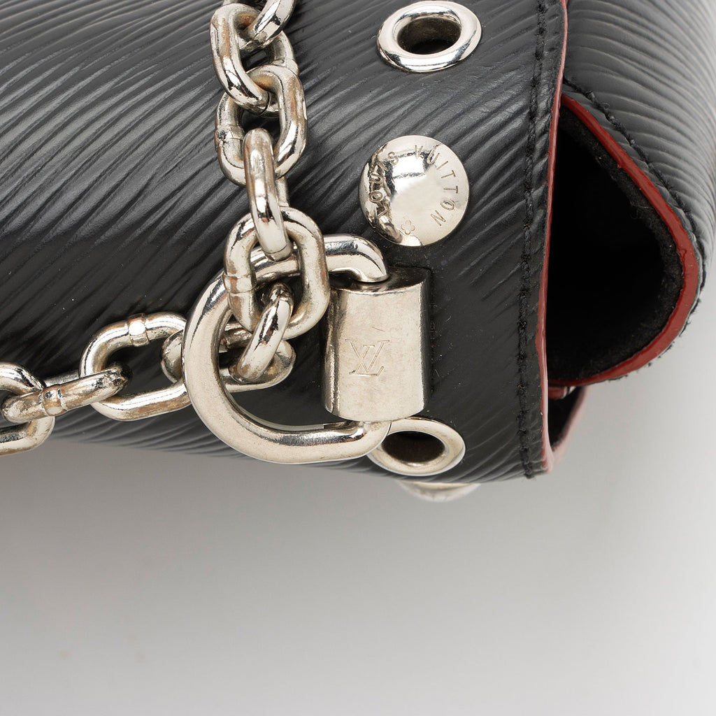 Louis Vuitton Epi Leather Studded Twist MM Shoulder Bag