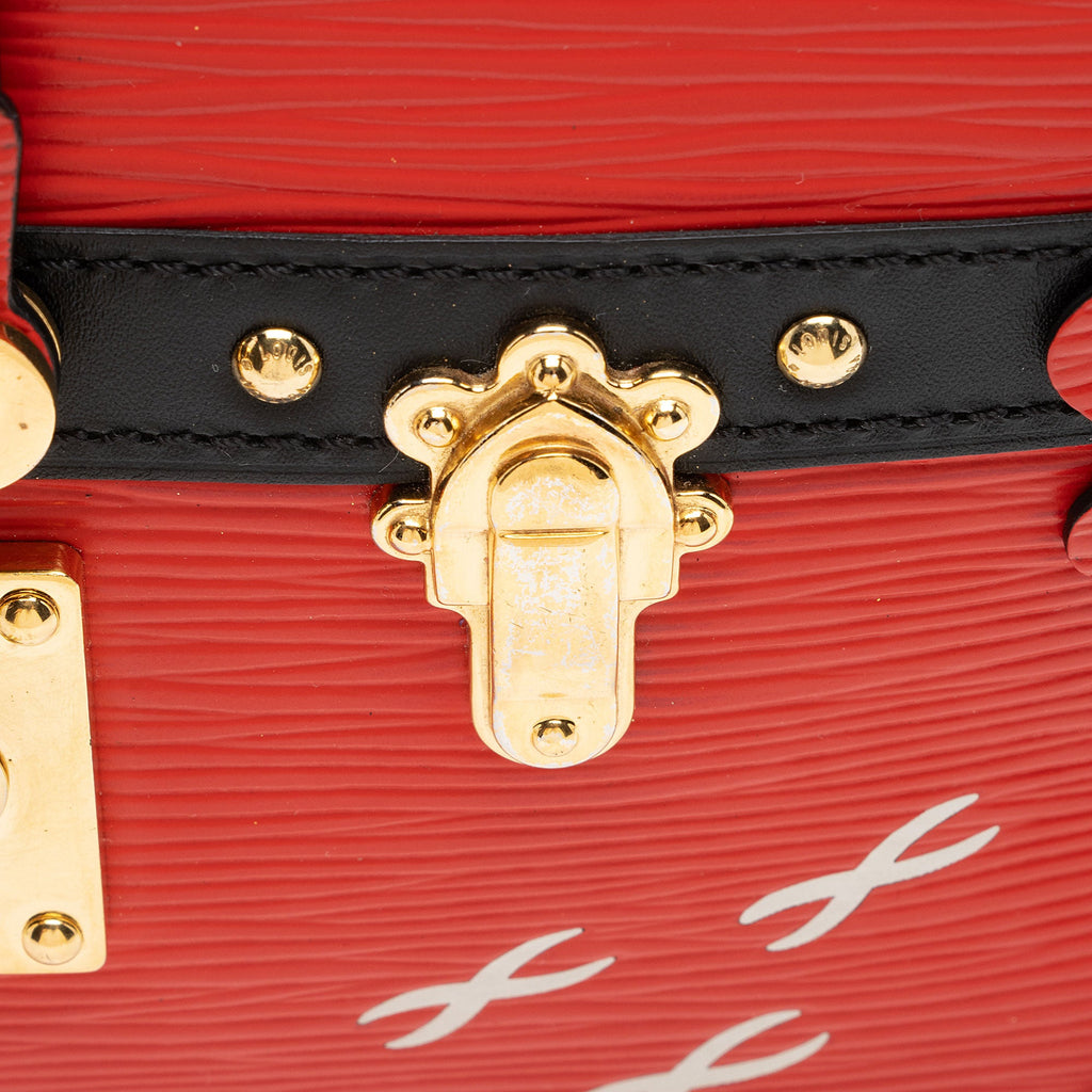 Louis Vuitton Epi Leather Trunk Clutch (SHF-f9WGSU)