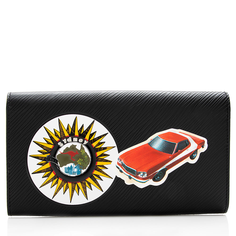 Louis Vuitton Epi Leather World Tour Twist Wallet (SHF-18245)