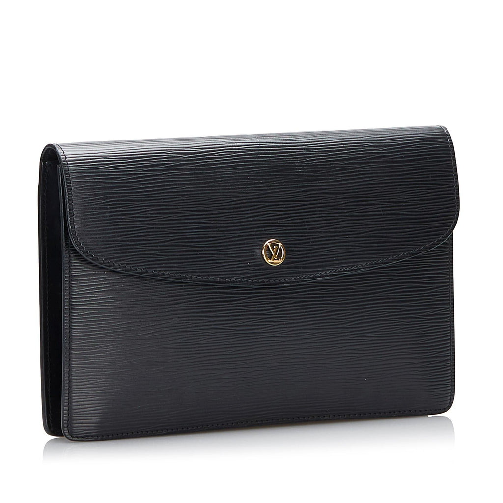 Louis Vuitton Epi Montaigne Clutch (SHG-iTS5fr)