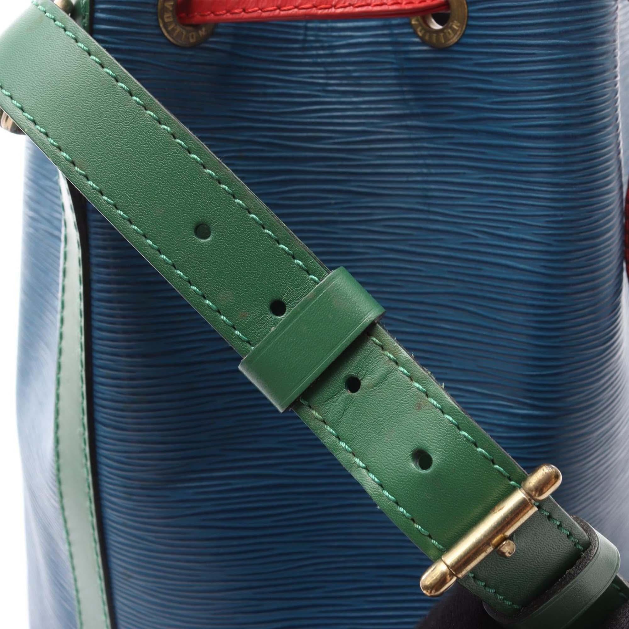 Louis Vuitton Epi Noe Tricolor GM