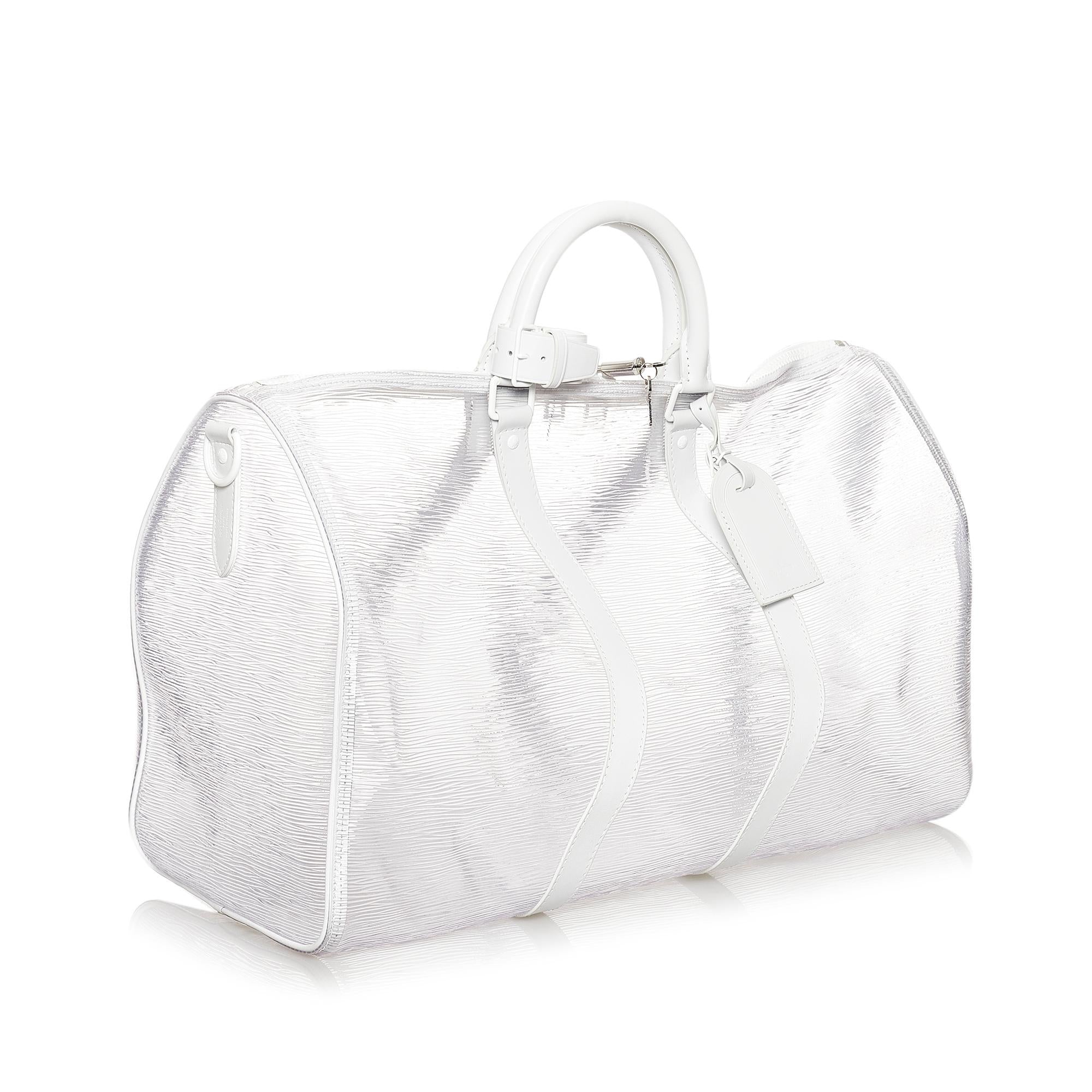 Louis Vuitton Epi Plage Keepall Bandouliere 50 (SHG-736hkn)
