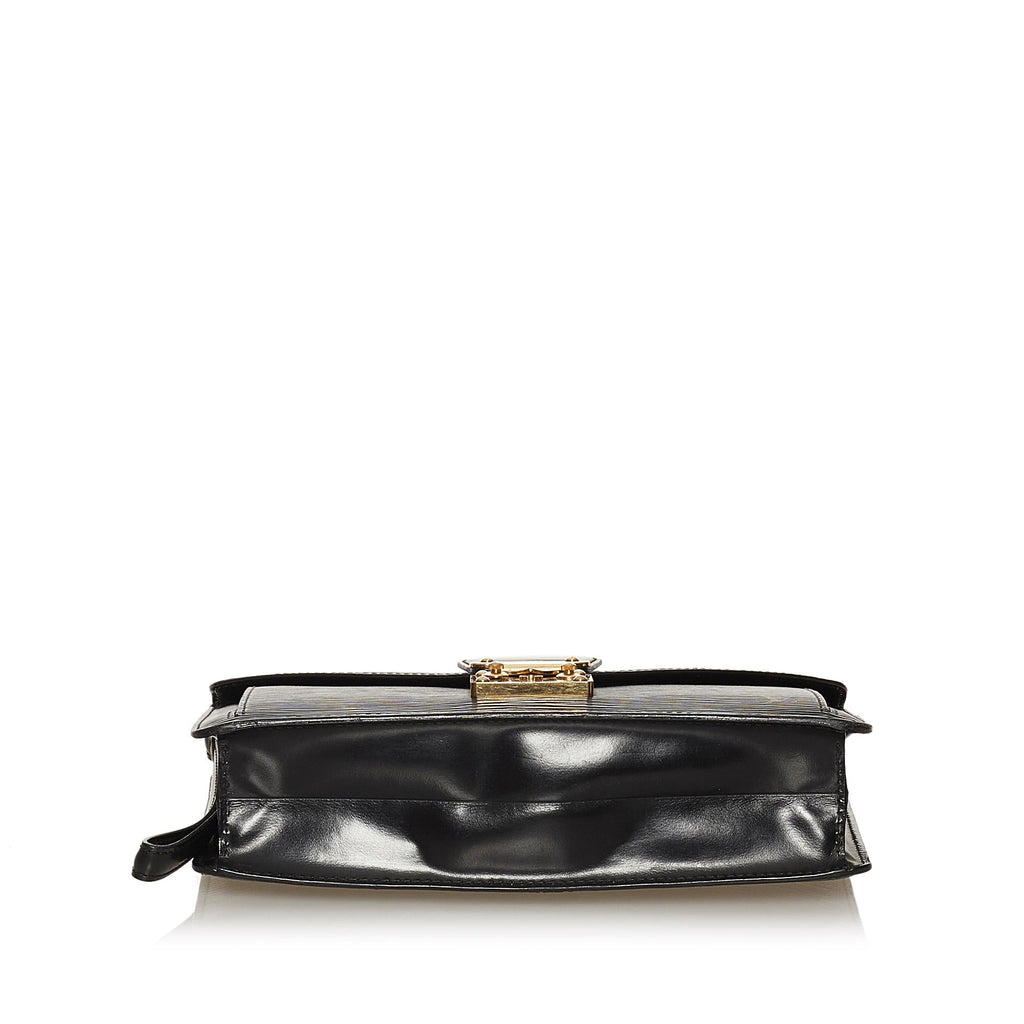 Louis Vuitton Epi Pochette Sellier Dragonne (SHG-28675)
