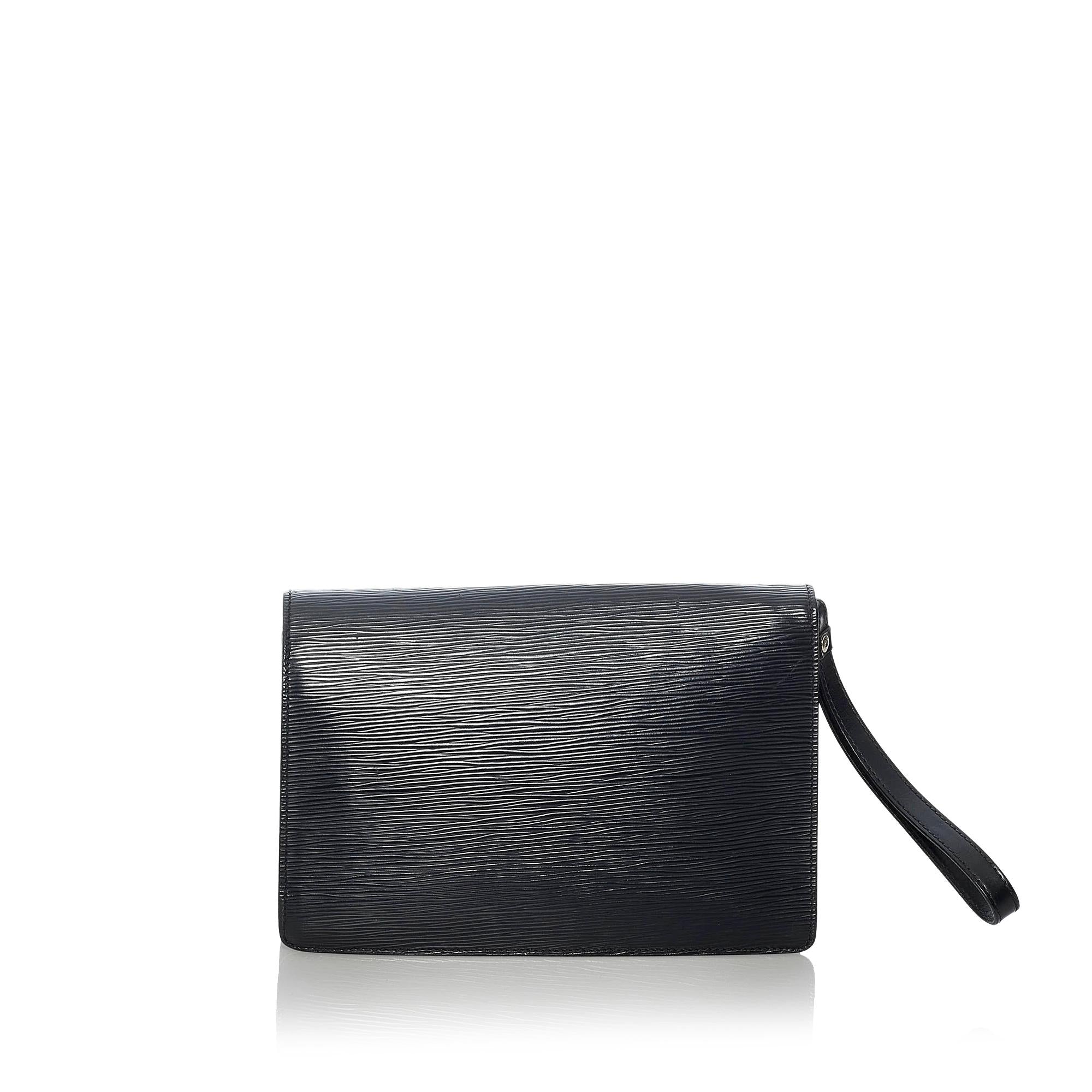 Louis Vuitton Epi Pochette Sellier Dragonne (SHG-29600)