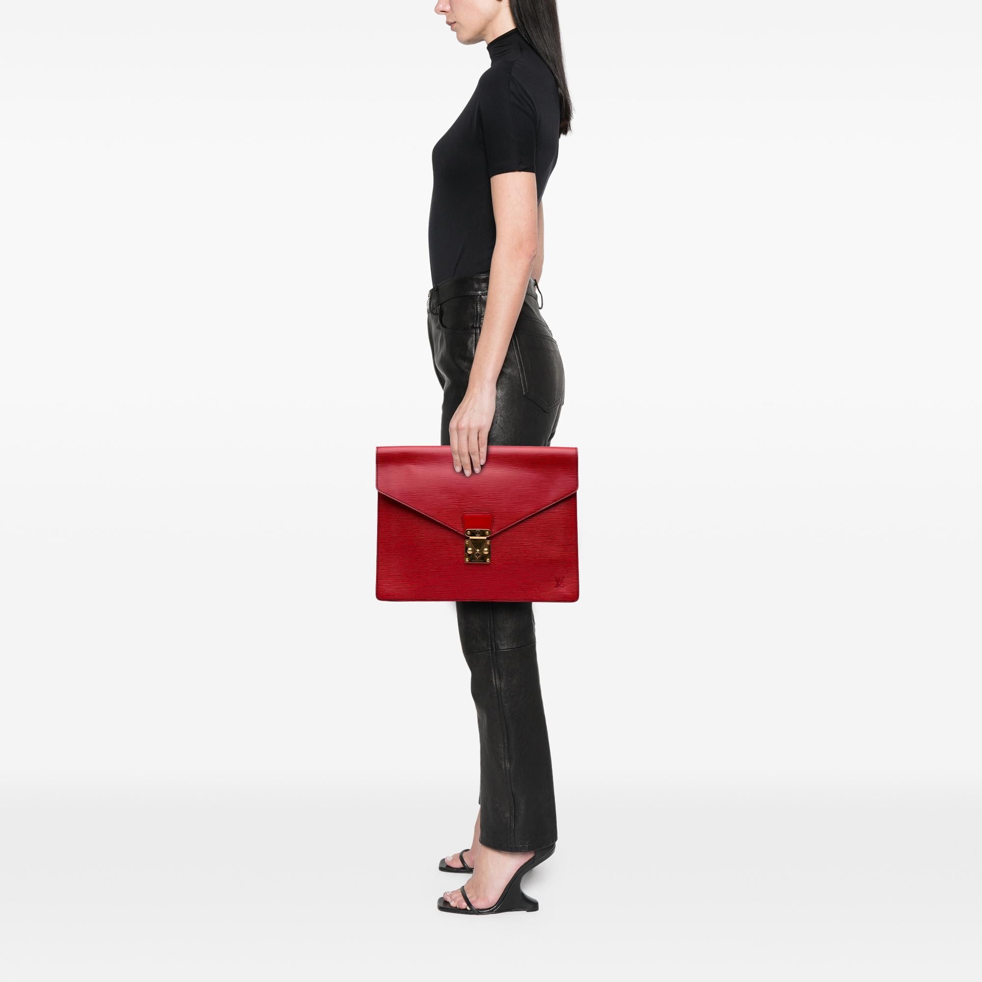 Louis Vuitton Epi Porte Documents Senateur