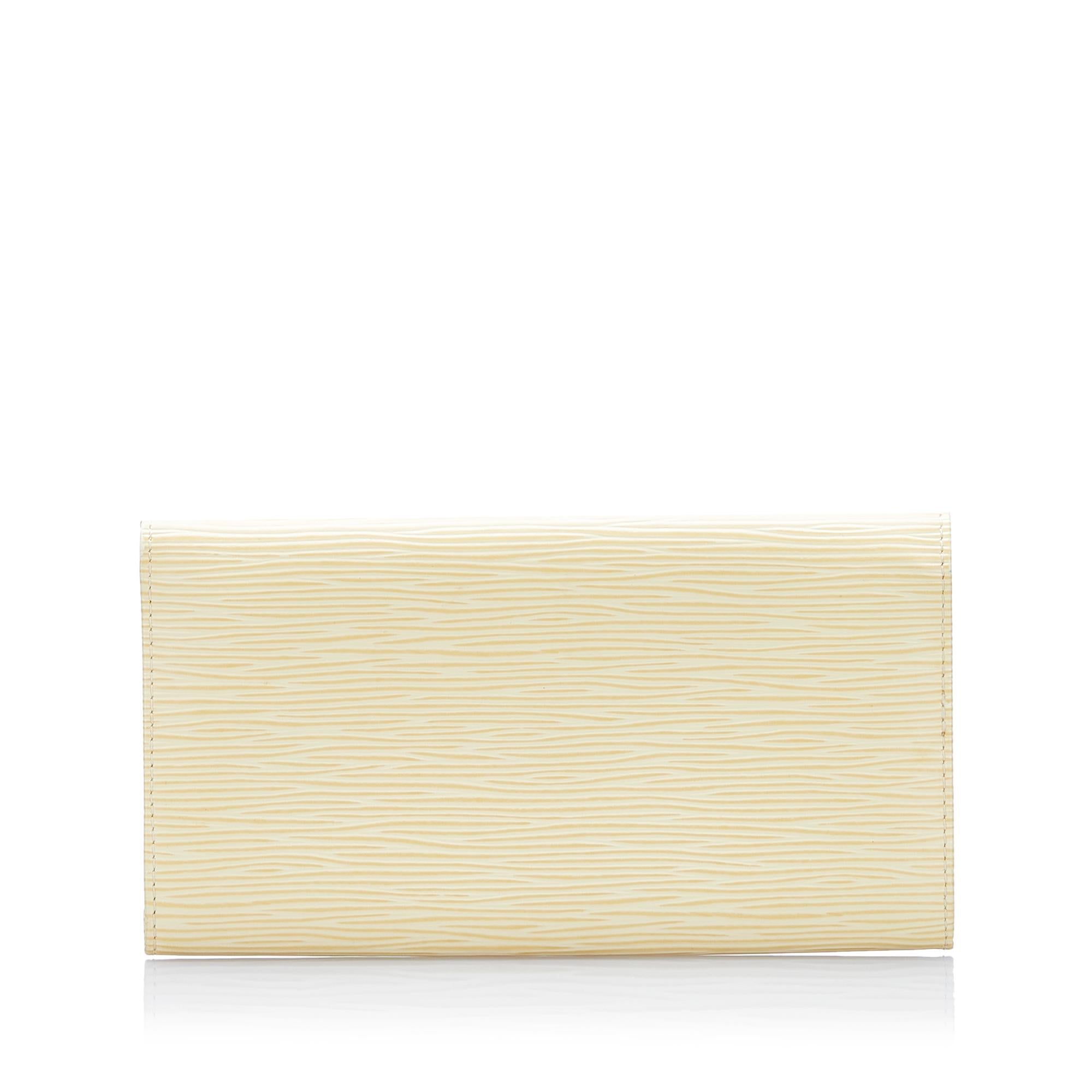 Louis Vuitton Epi Porte-Monnaie Tresor Wallet (SHG-37554)