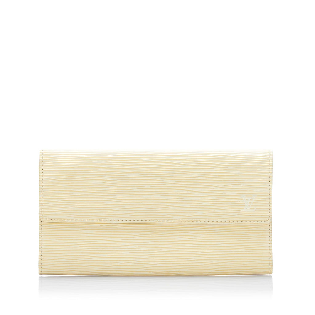 Louis Vuitton Epi Porte-Monnaie Tresor Wallet (SHG-37554)