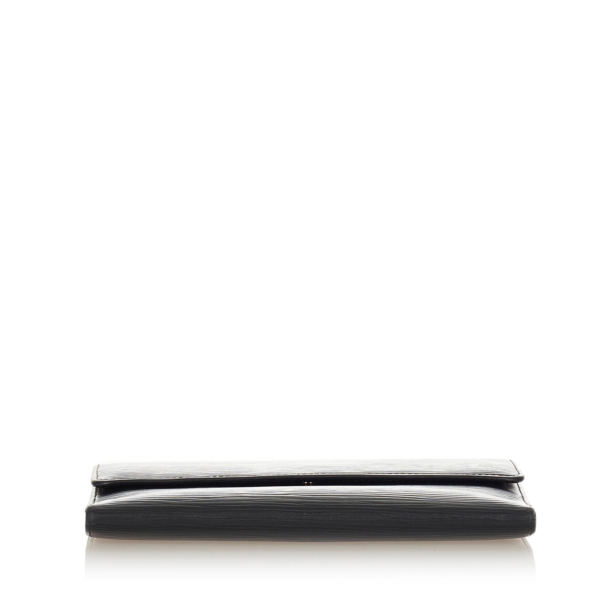Louis Vuitton Epi Porte Tresor International Long Wallet (SHG-23951)