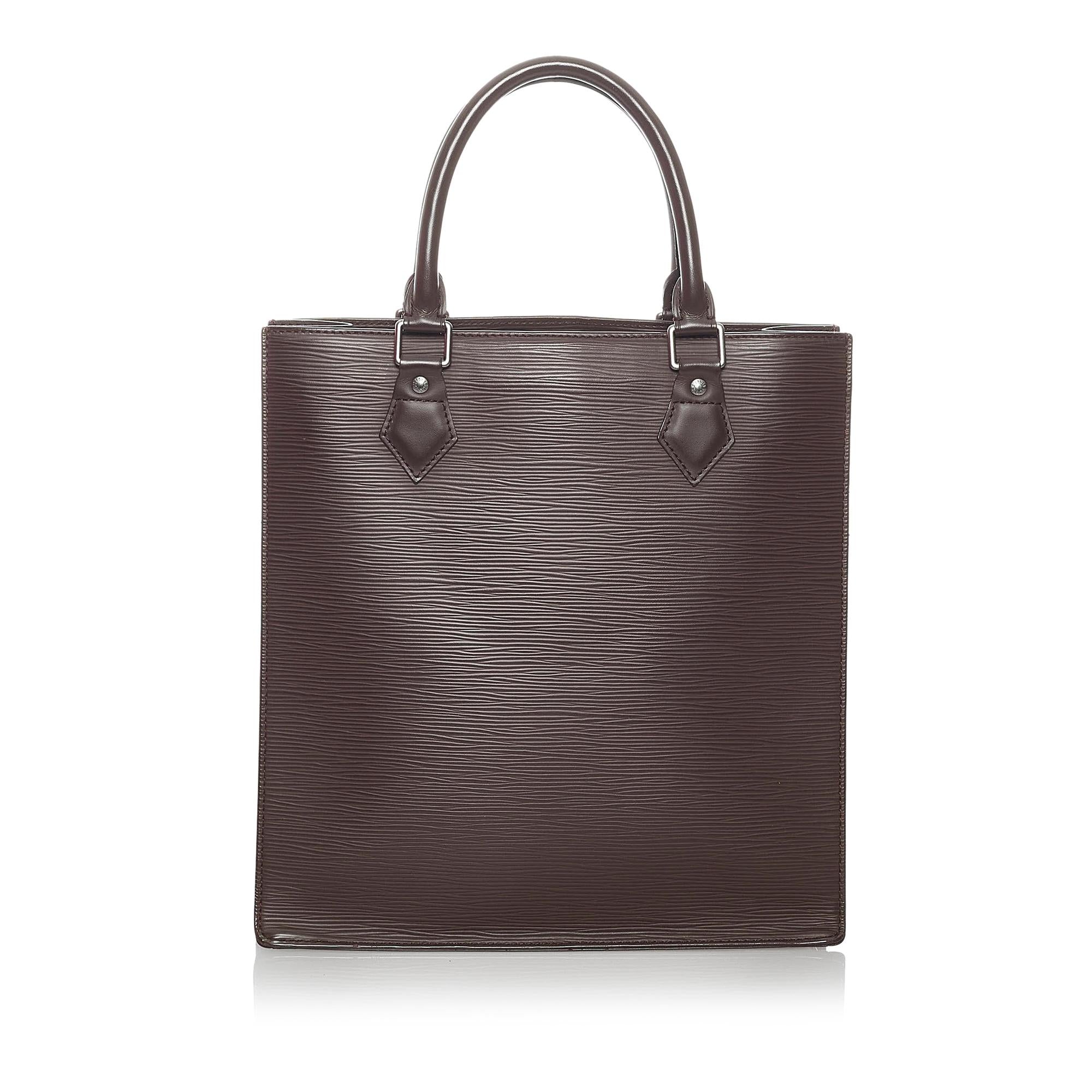 Louis Vuitton Epi Sac Plat PM (SHG-37401)