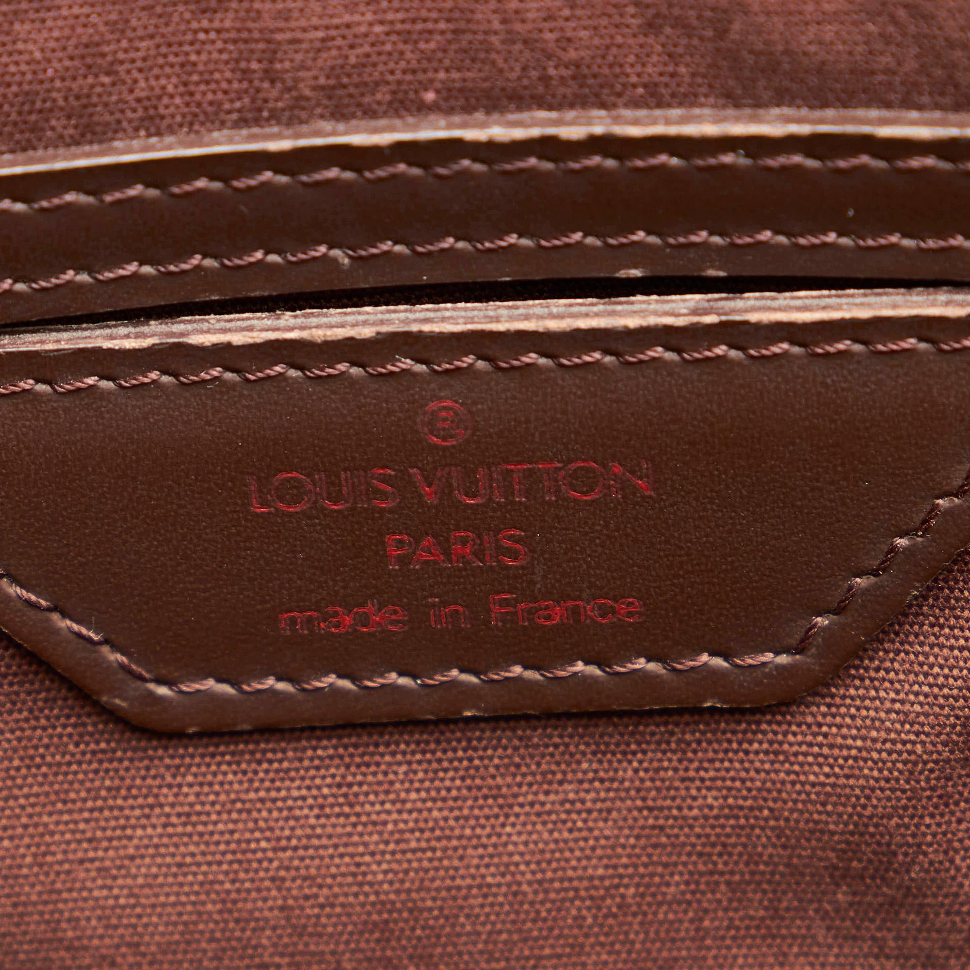 Louis Vuitton Epi Sac Plat PM (SHG-37401)