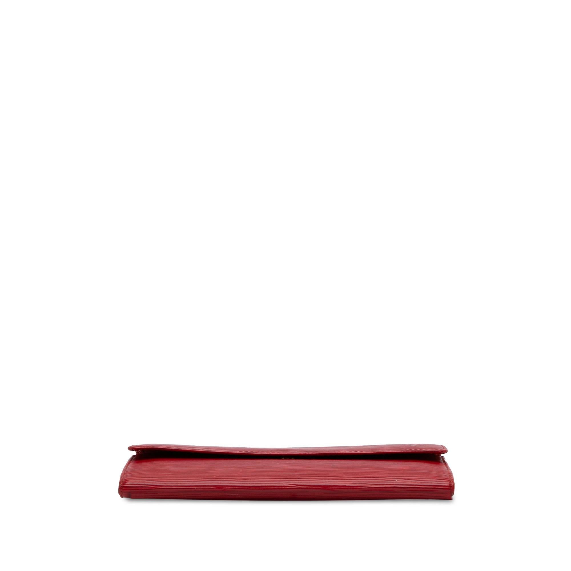 Louis Vuitton Epi Sarah Long Wallet (SHG-D7T6q7)