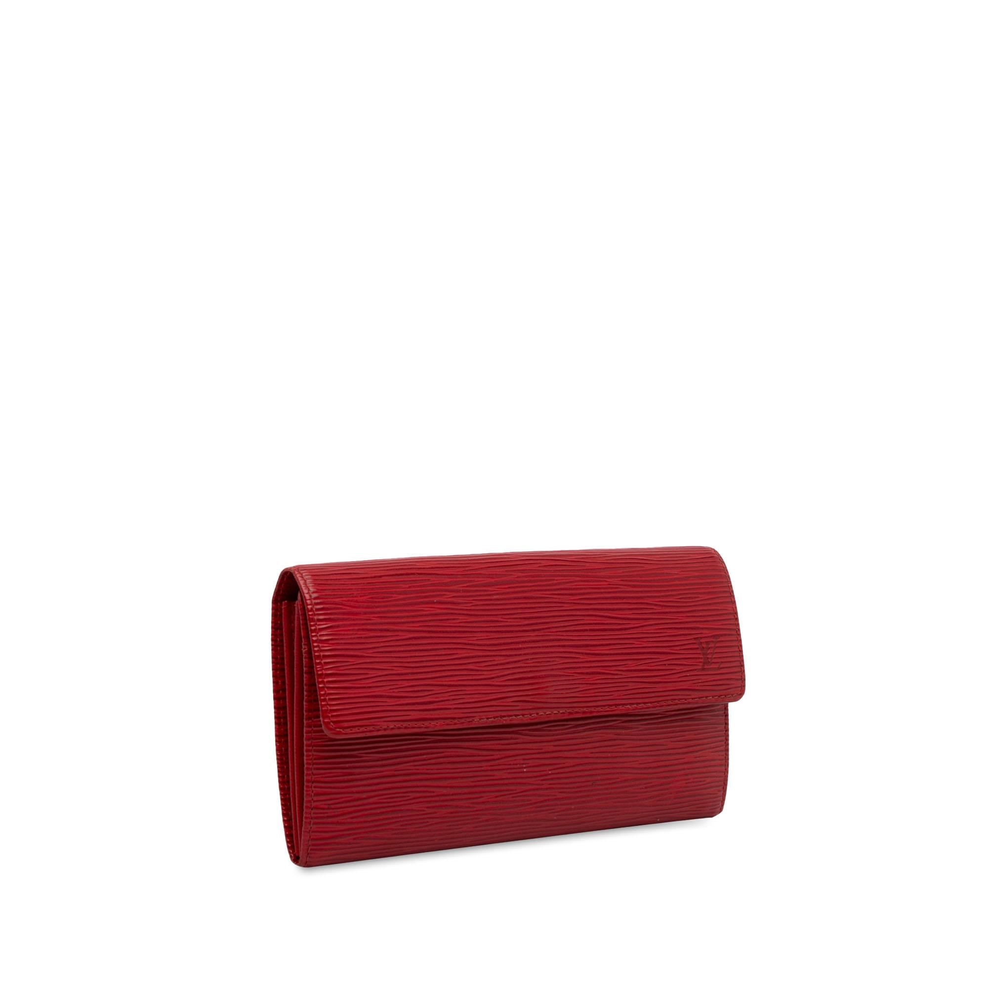 Louis Vuitton Epi Sarah Long Wallet (SHG-D7T6q7)