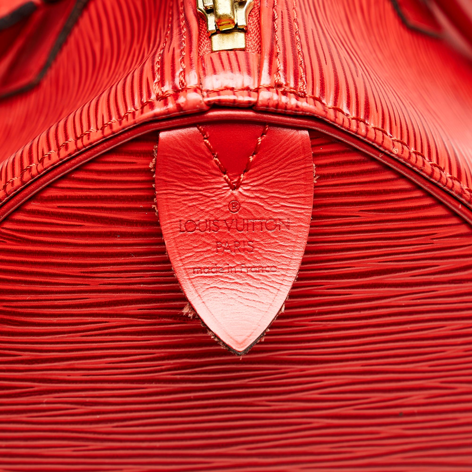 Louis Vuitton Epi Speedy 30 (SHG-30832)