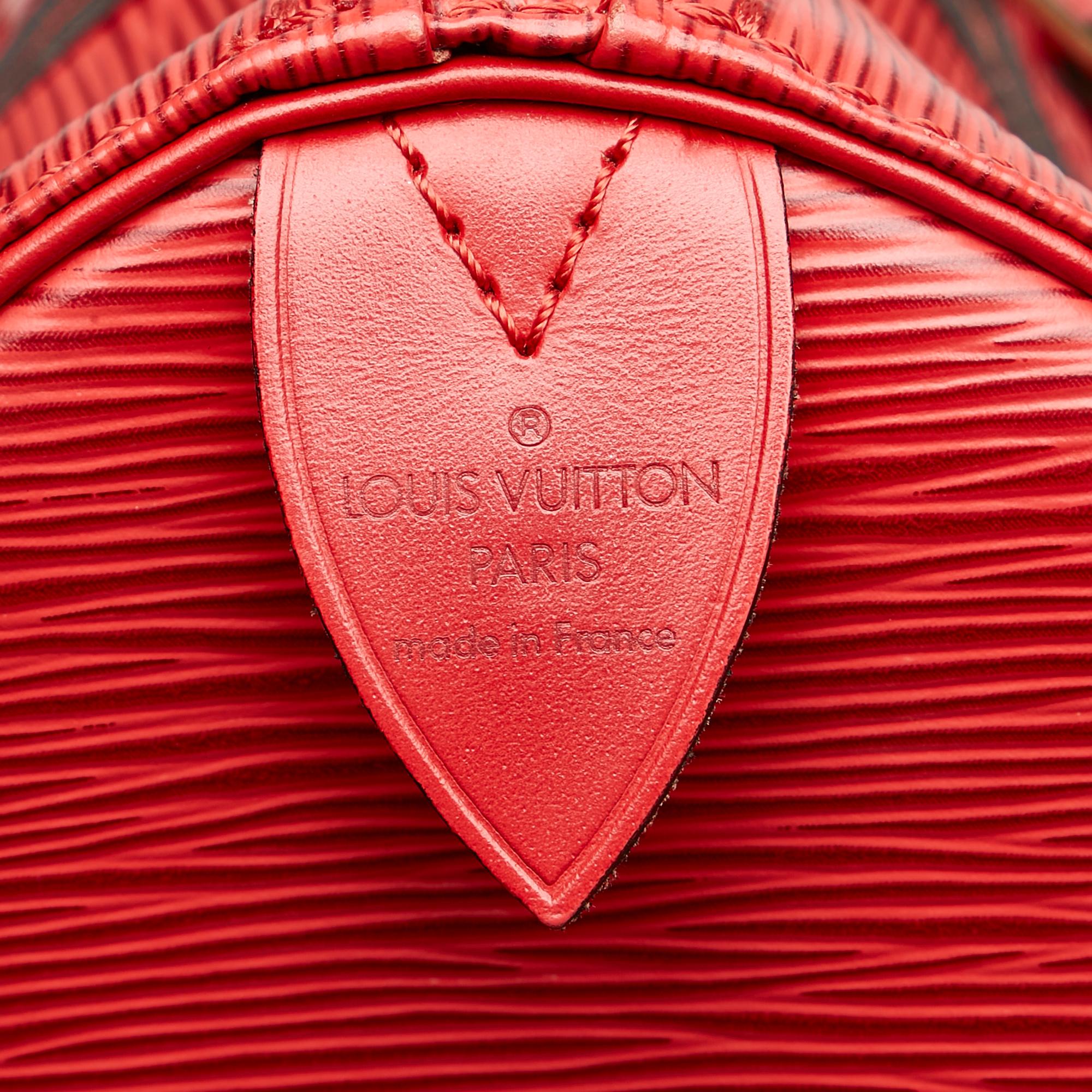 Louis Vuitton Epi Speedy 30 (SHG-34270)