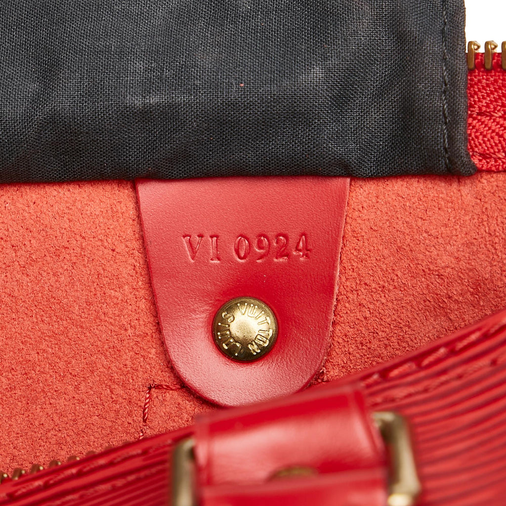 Louis Vuitton Epi Speedy 30 (SHG-36056)