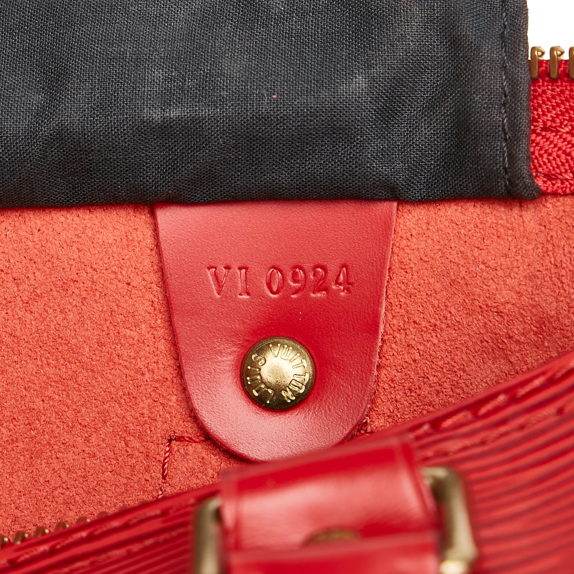 Louis Vuitton Epi Speedy 30 (SHG-36056)