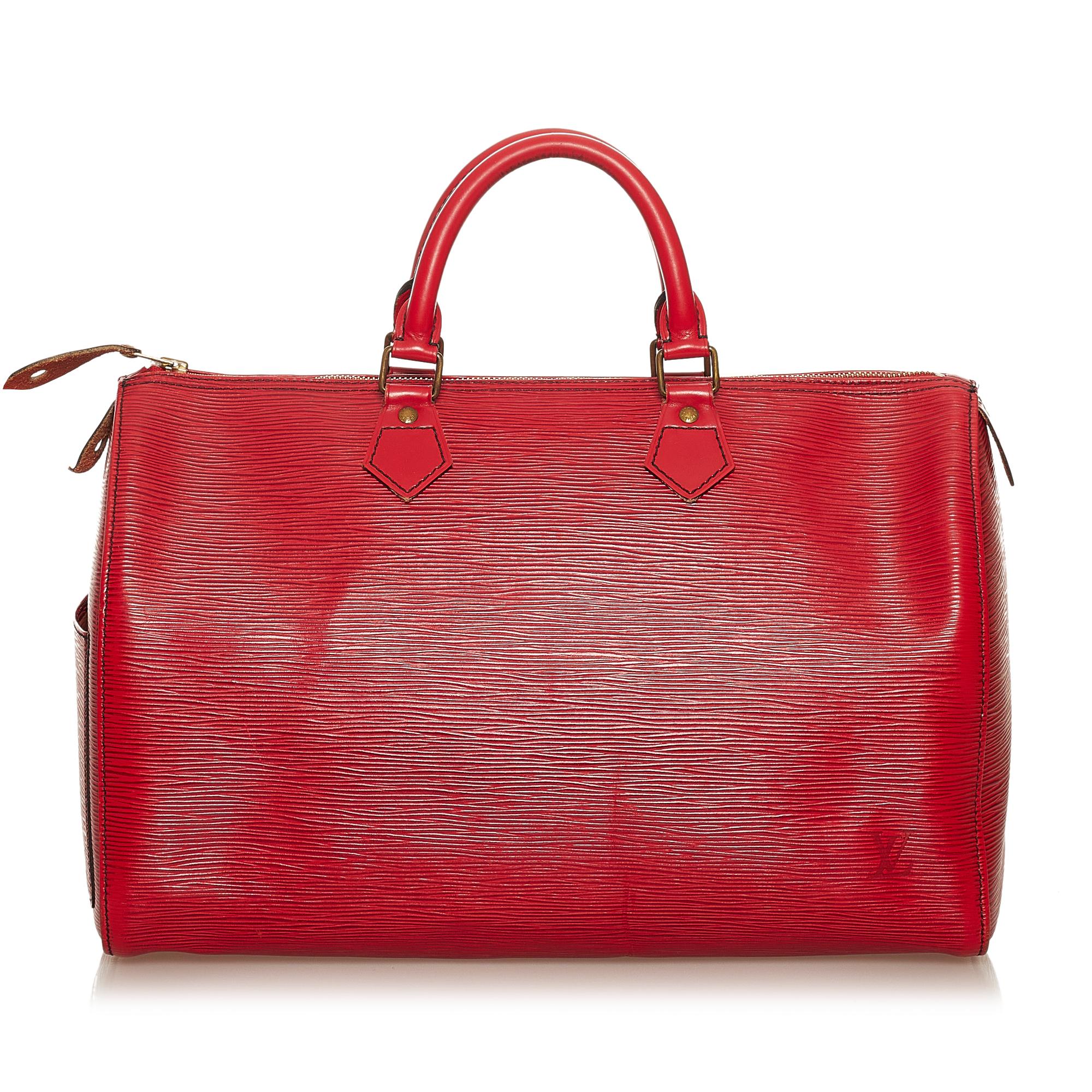 Louis Vuitton Epi Speedy 35 (SHG-29301)