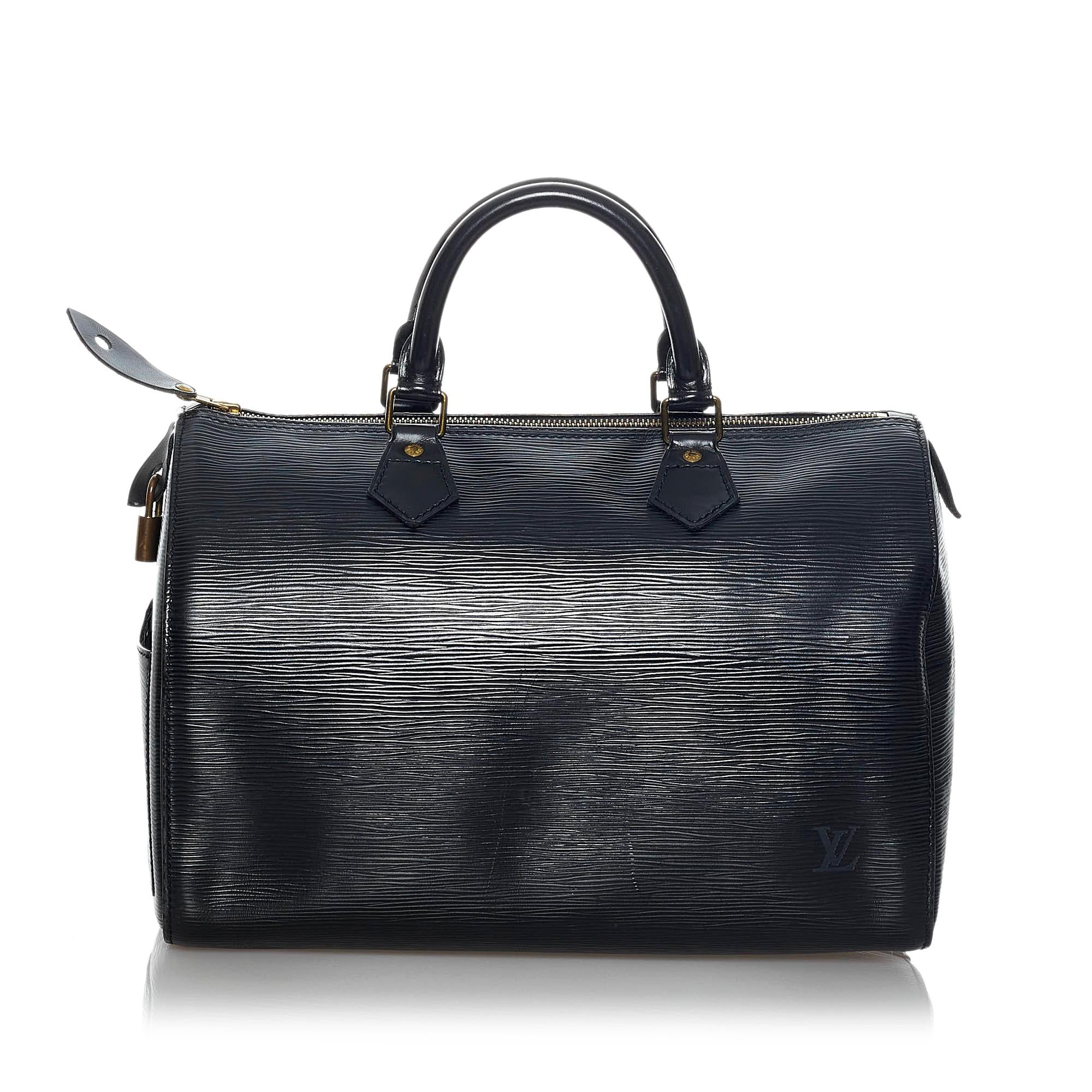 Louis Vuitton Epi Speedy 35 (SHG-34848)