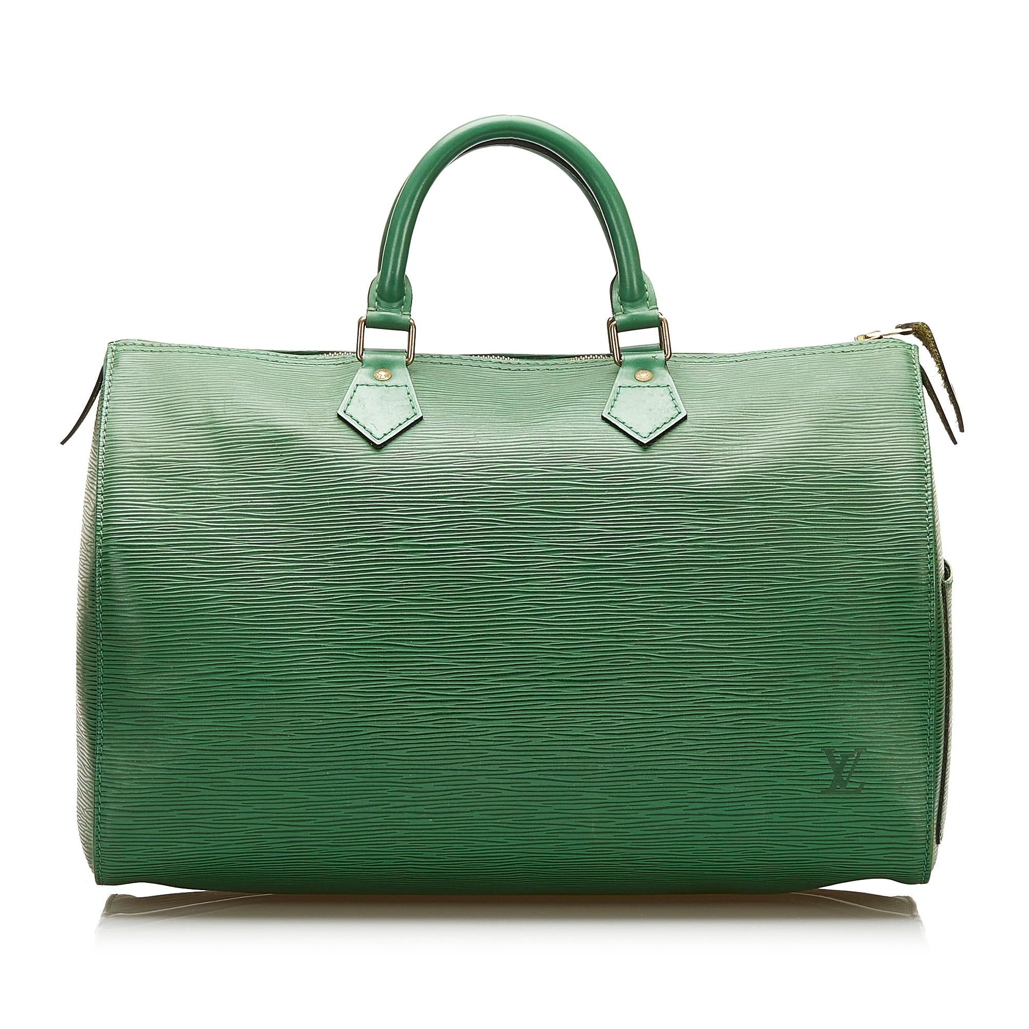 Louis Vuitton Epi Speedy 35 (SHG-35494)